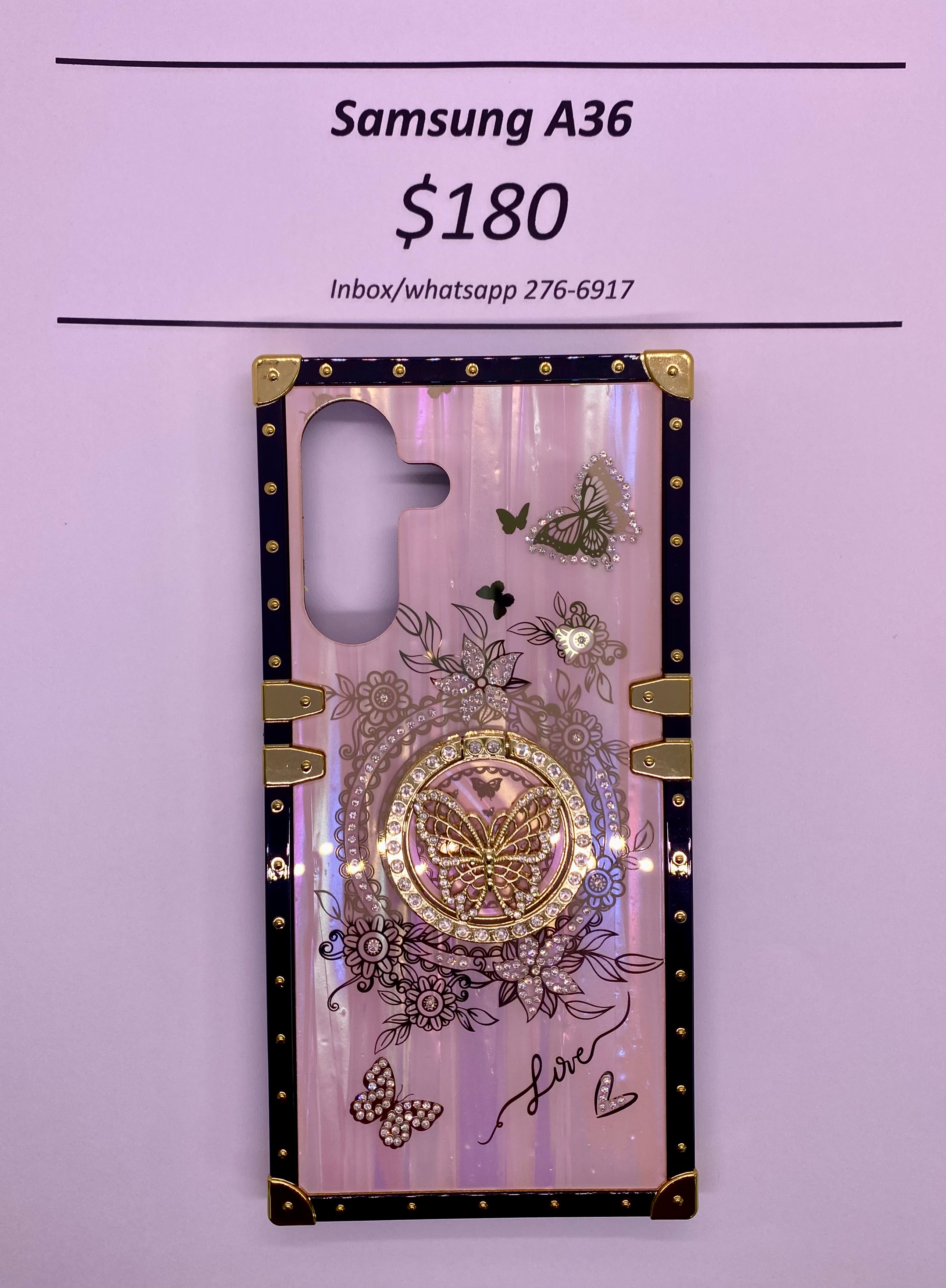 A36 Pink Butterfly Trunk