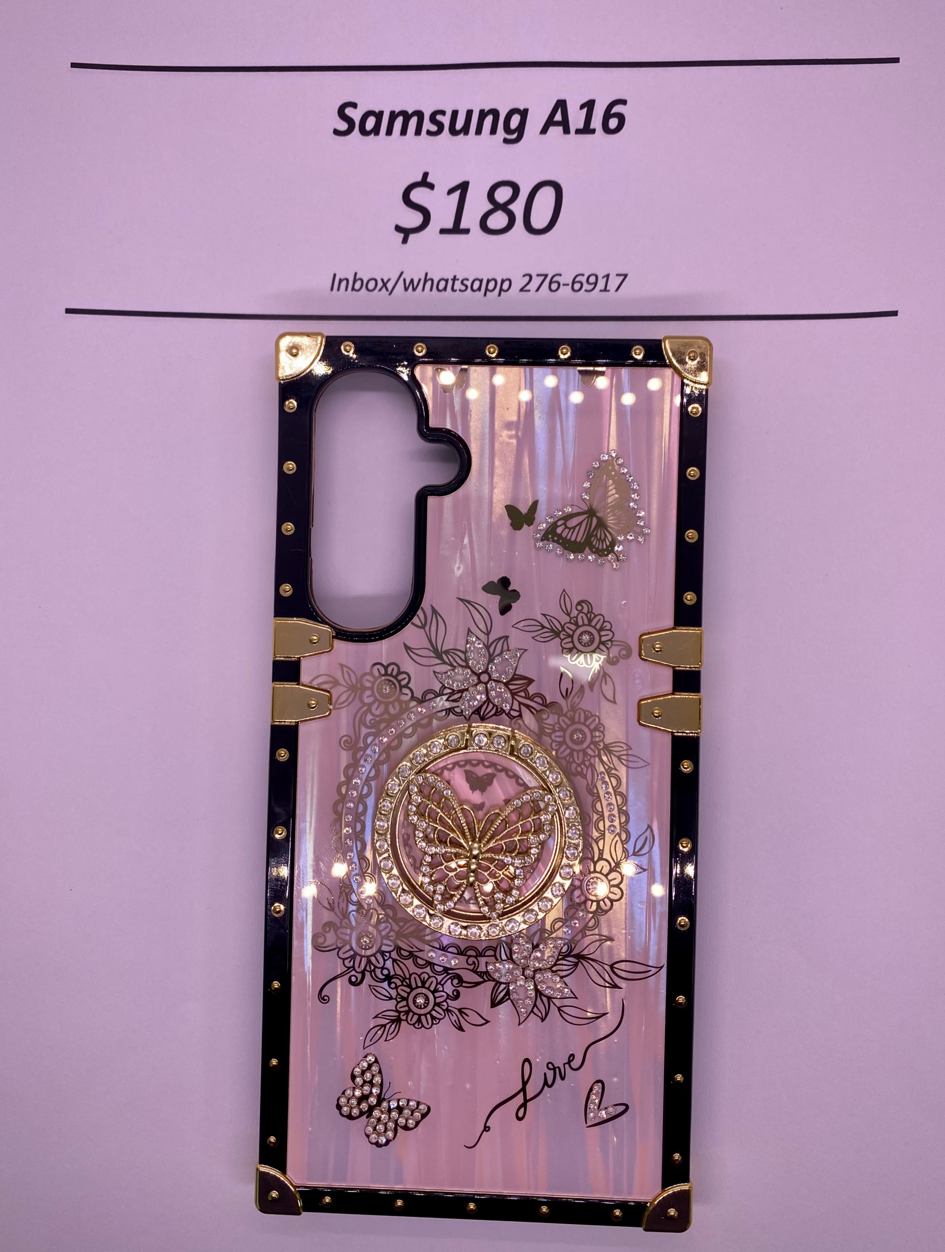 A16 Pink Butterfly Trunk