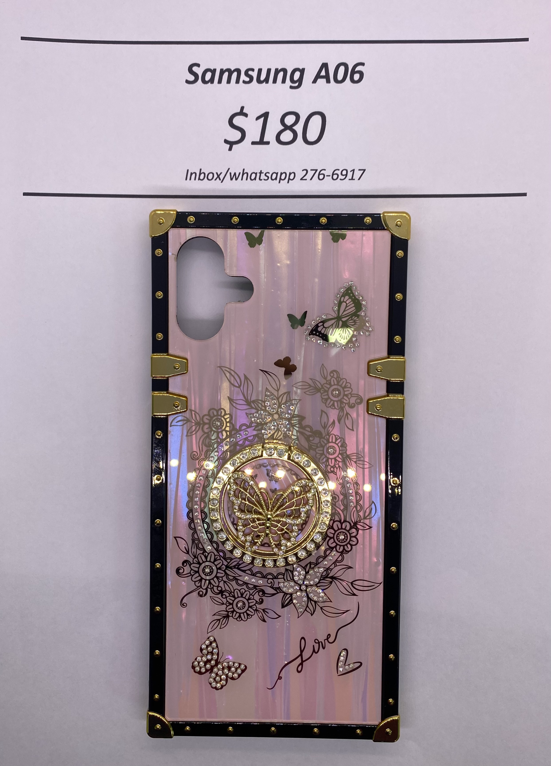 A06 Pink Butterfly Trunk