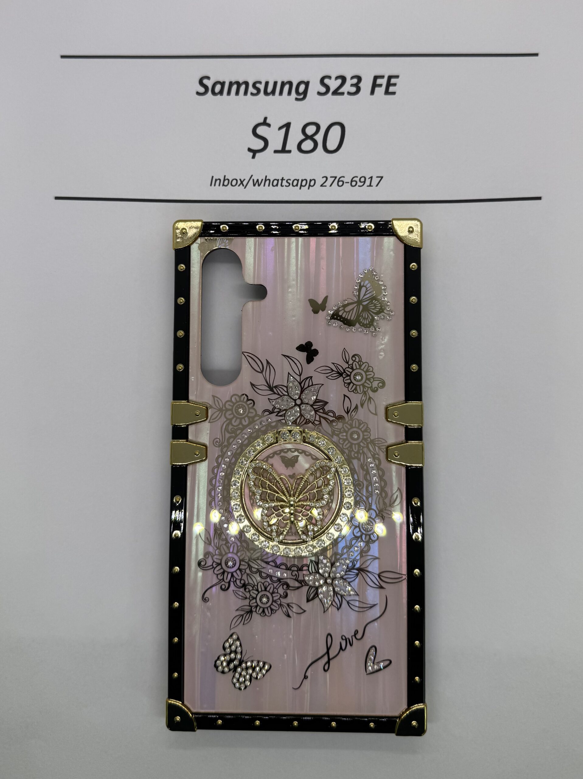 S23 FE Pink Butterfly Trunk