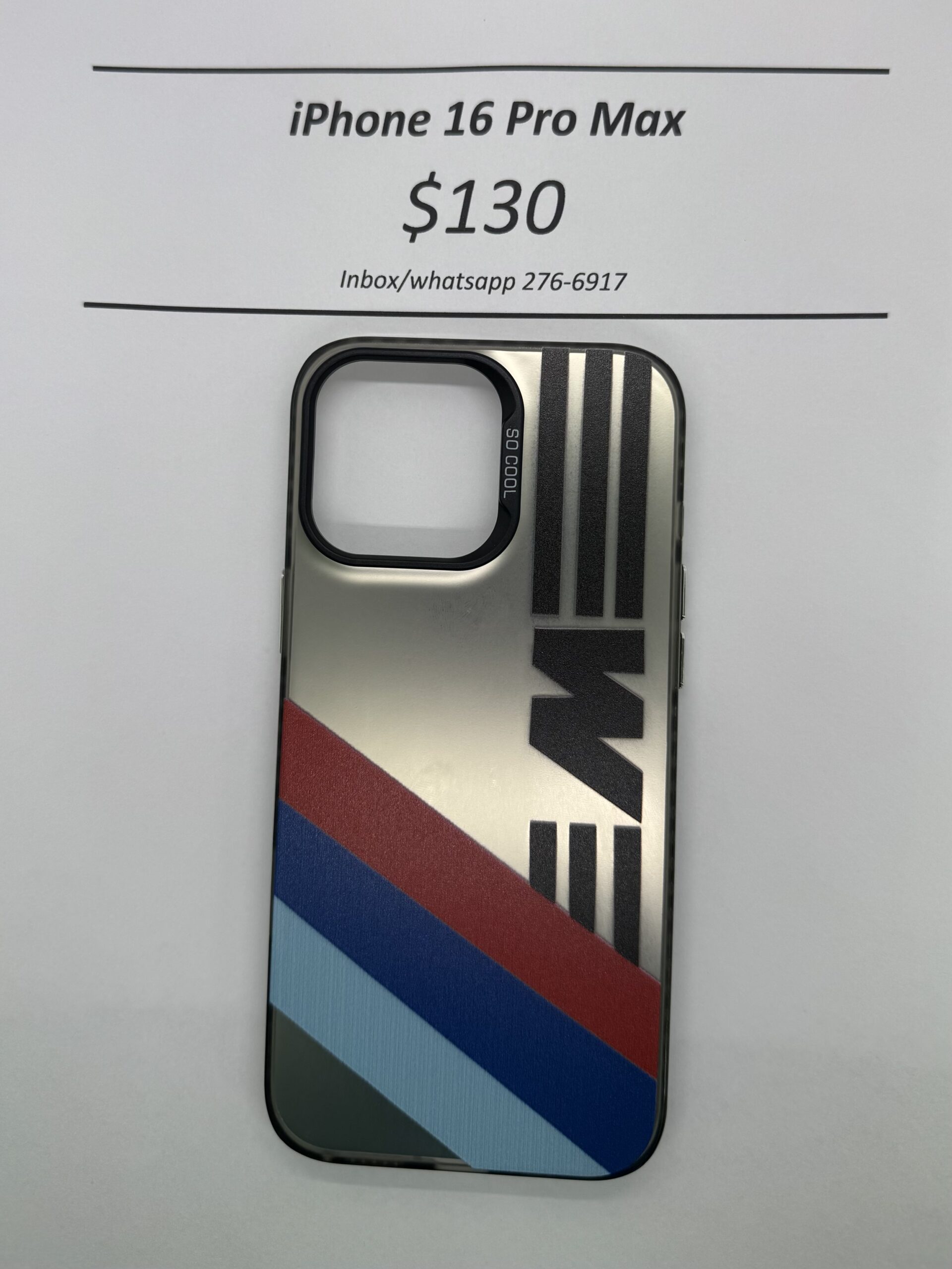 iPhone 16 Pro Max BMW Case
