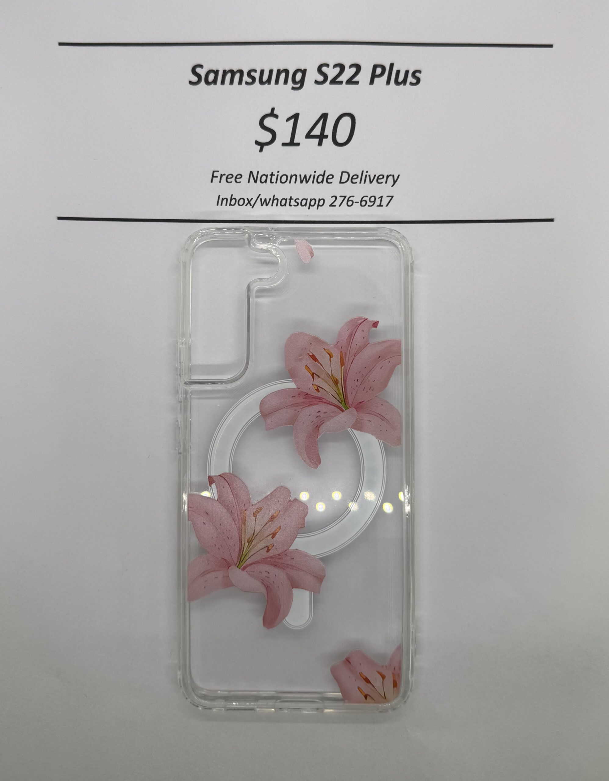 S22+ Hibiscus Mag Safe