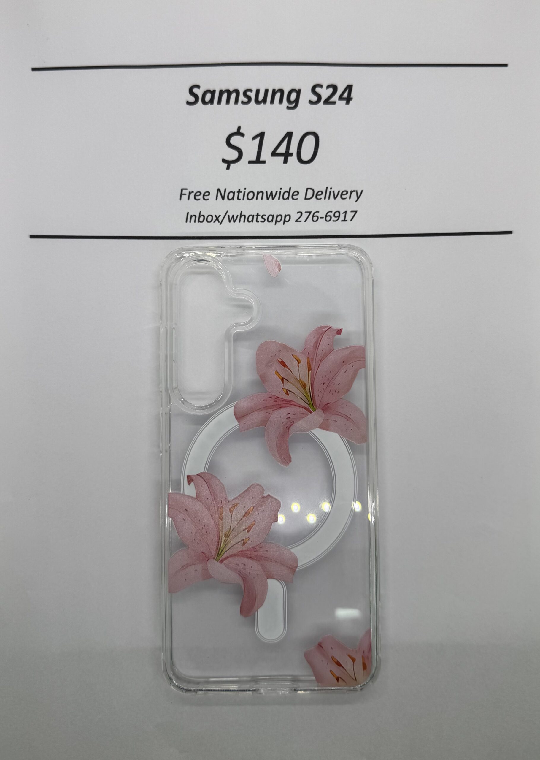 S24 Hibiscus Mag Safe