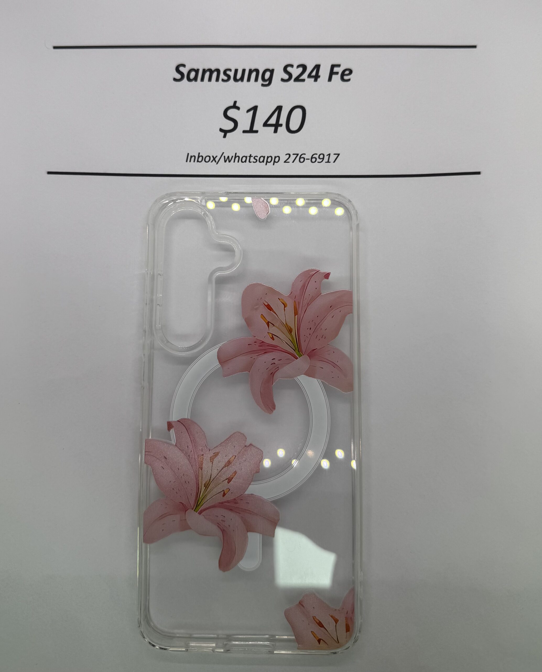 S24 FE Hibiscus Mag Safe