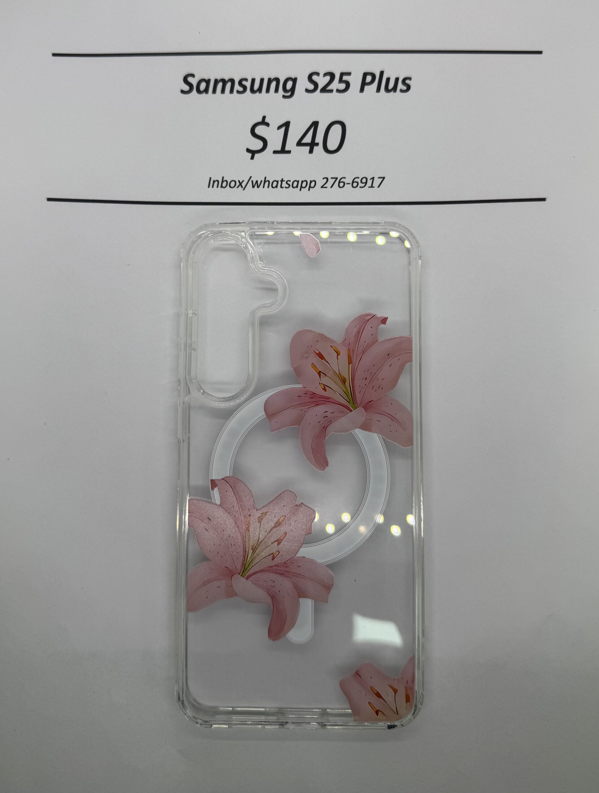 S25+ Hibiscus Mag Safe