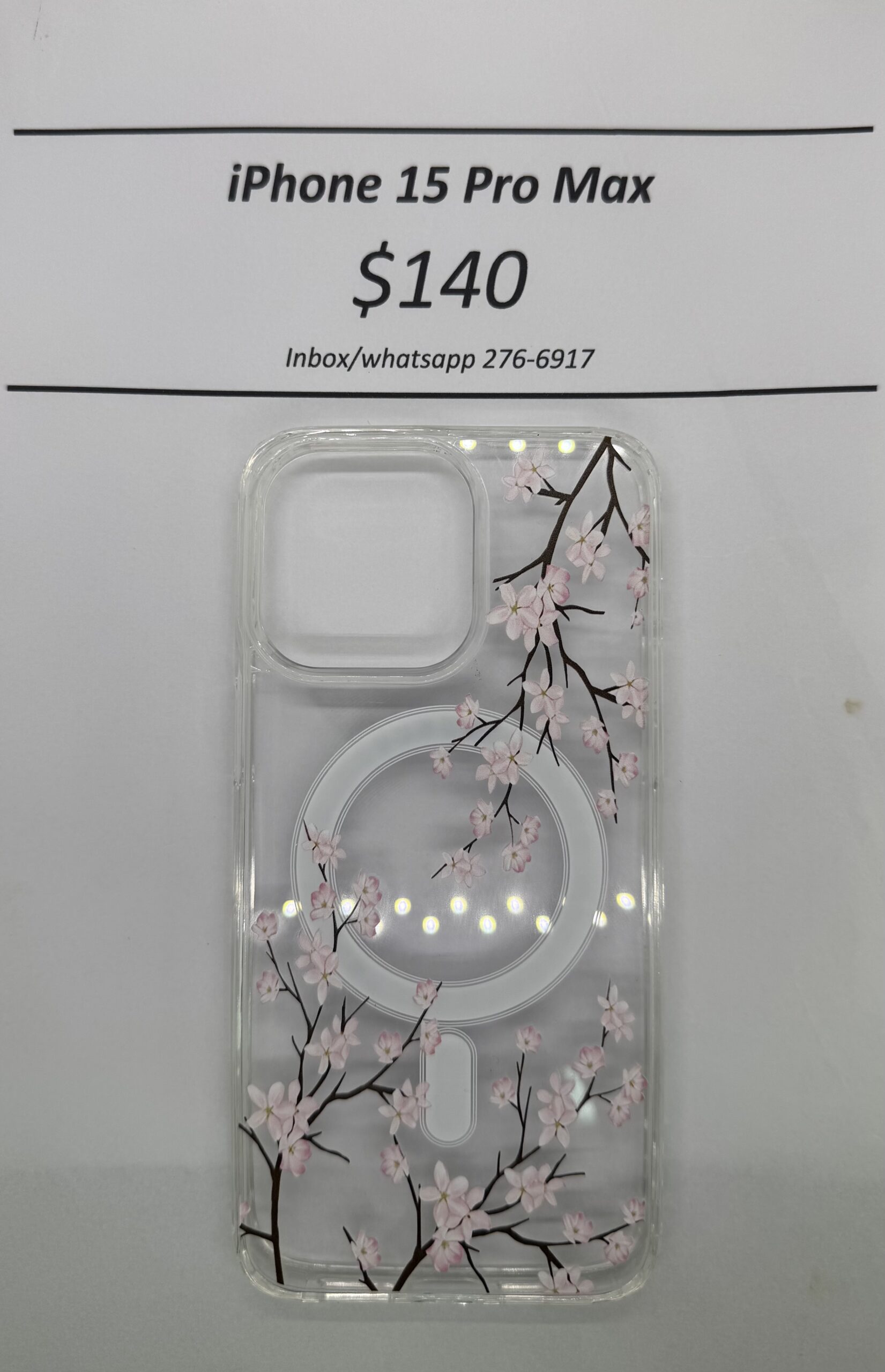iPhone 15 Pro Max Cherry Blossom