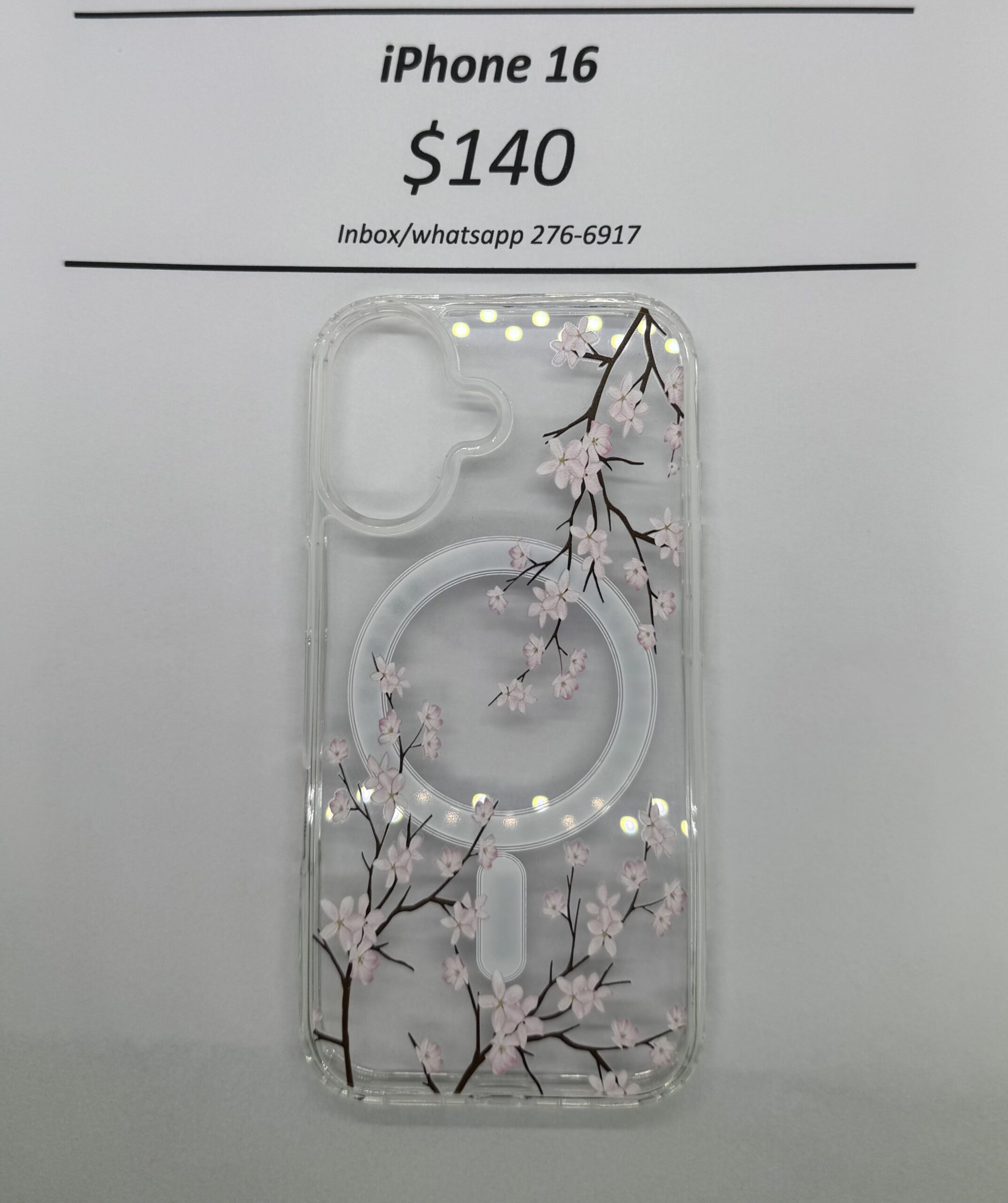 iPhone 16 Cherry Blossom