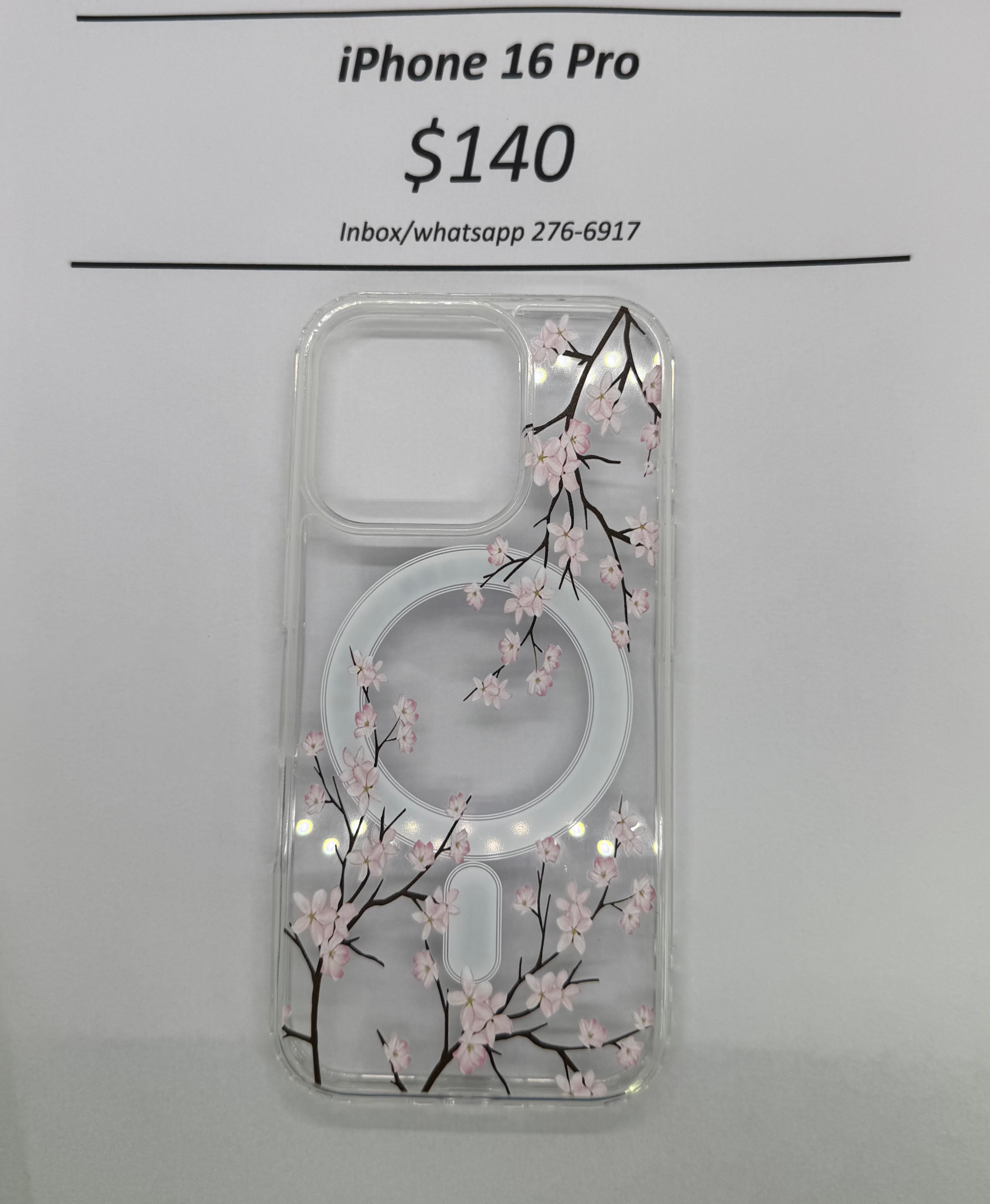 iPhone 16 Pro Cherry Blossom