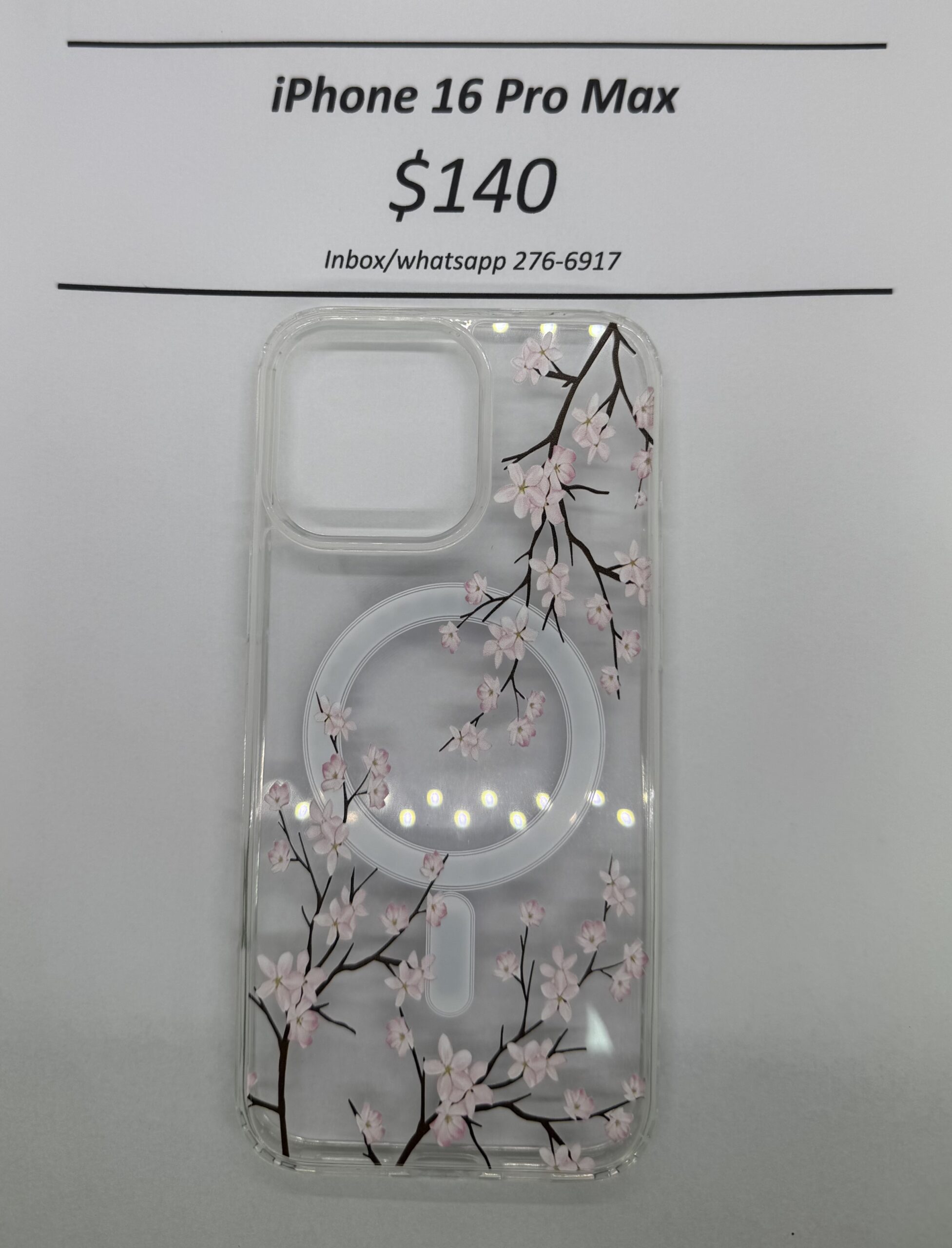 iPhone 16 Pro Max Cherry Blossom