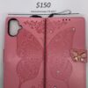 A07 Pink Butterfly Wallet