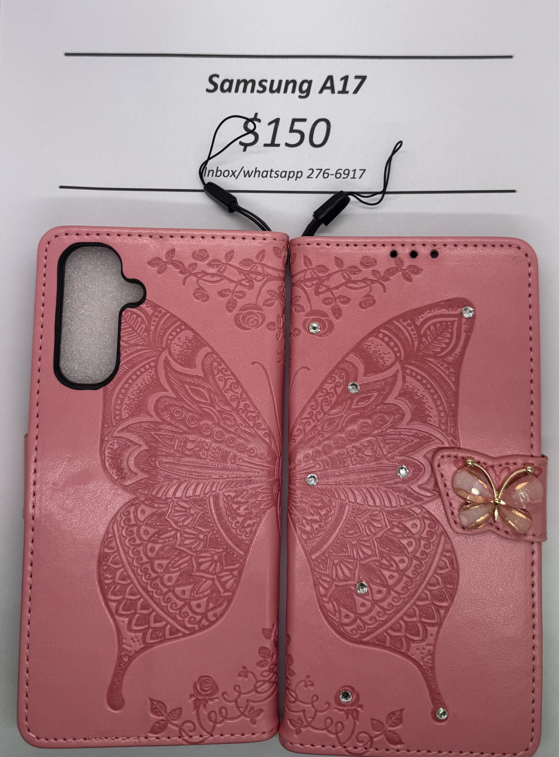 A17 Pink Butterfly Wallet