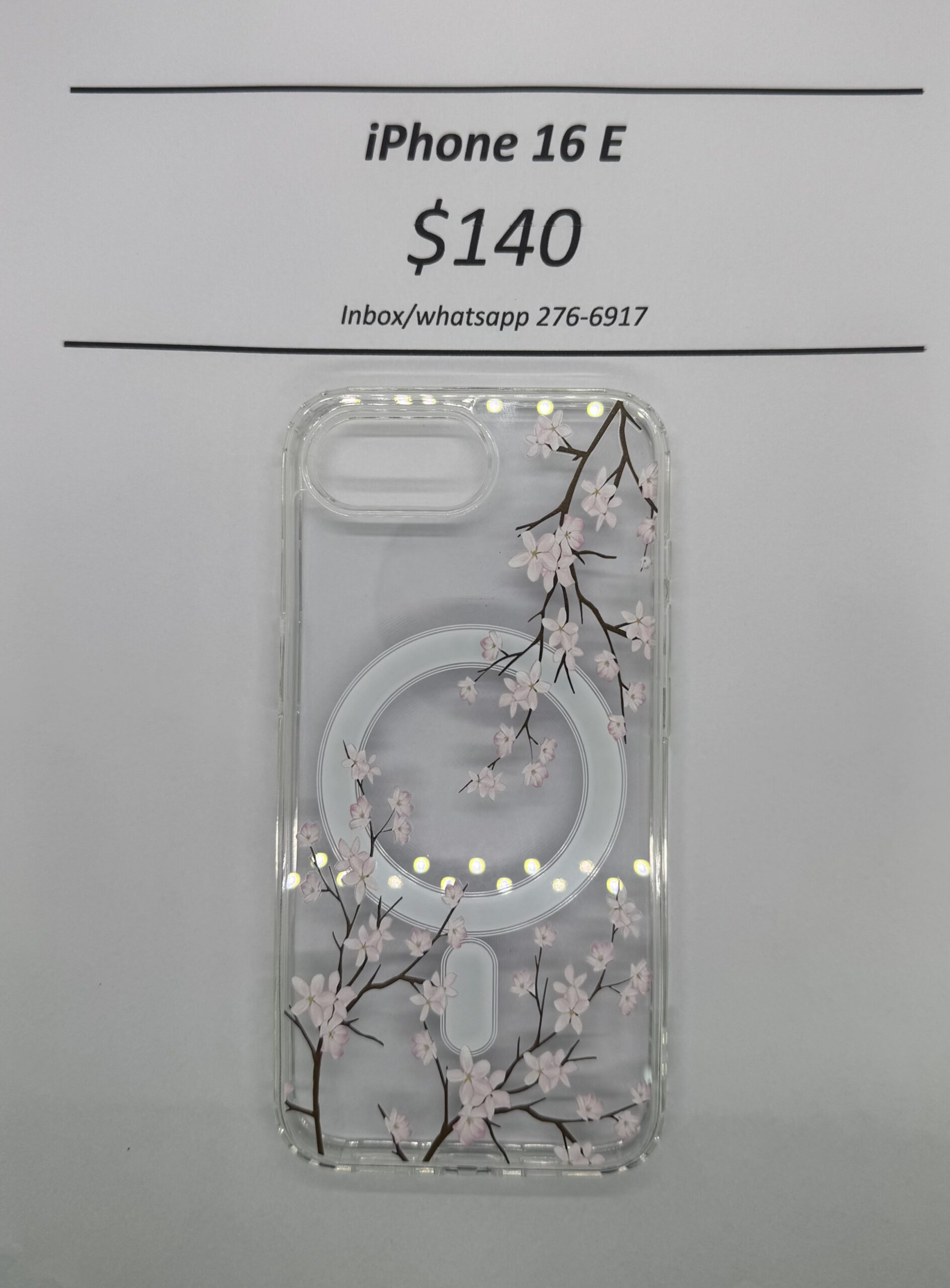 iPhone 16E Cherry Blossom