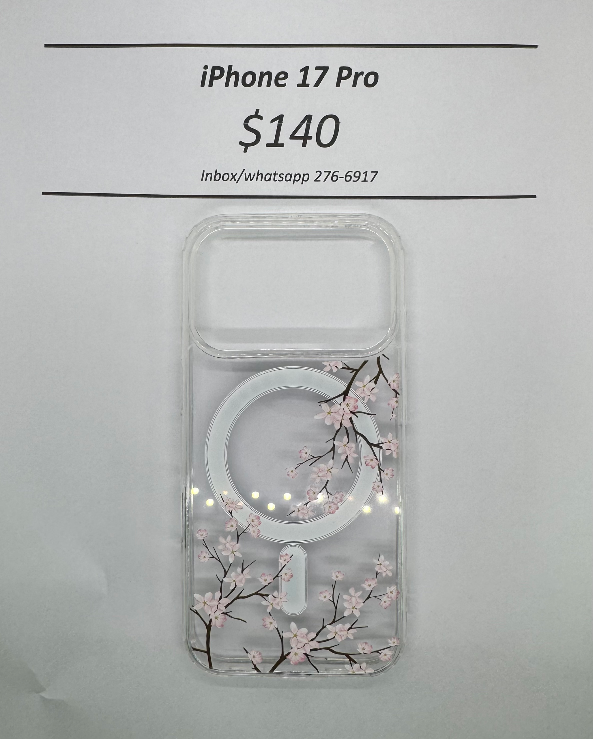 iPhone 17 Pro Cherry Blossom