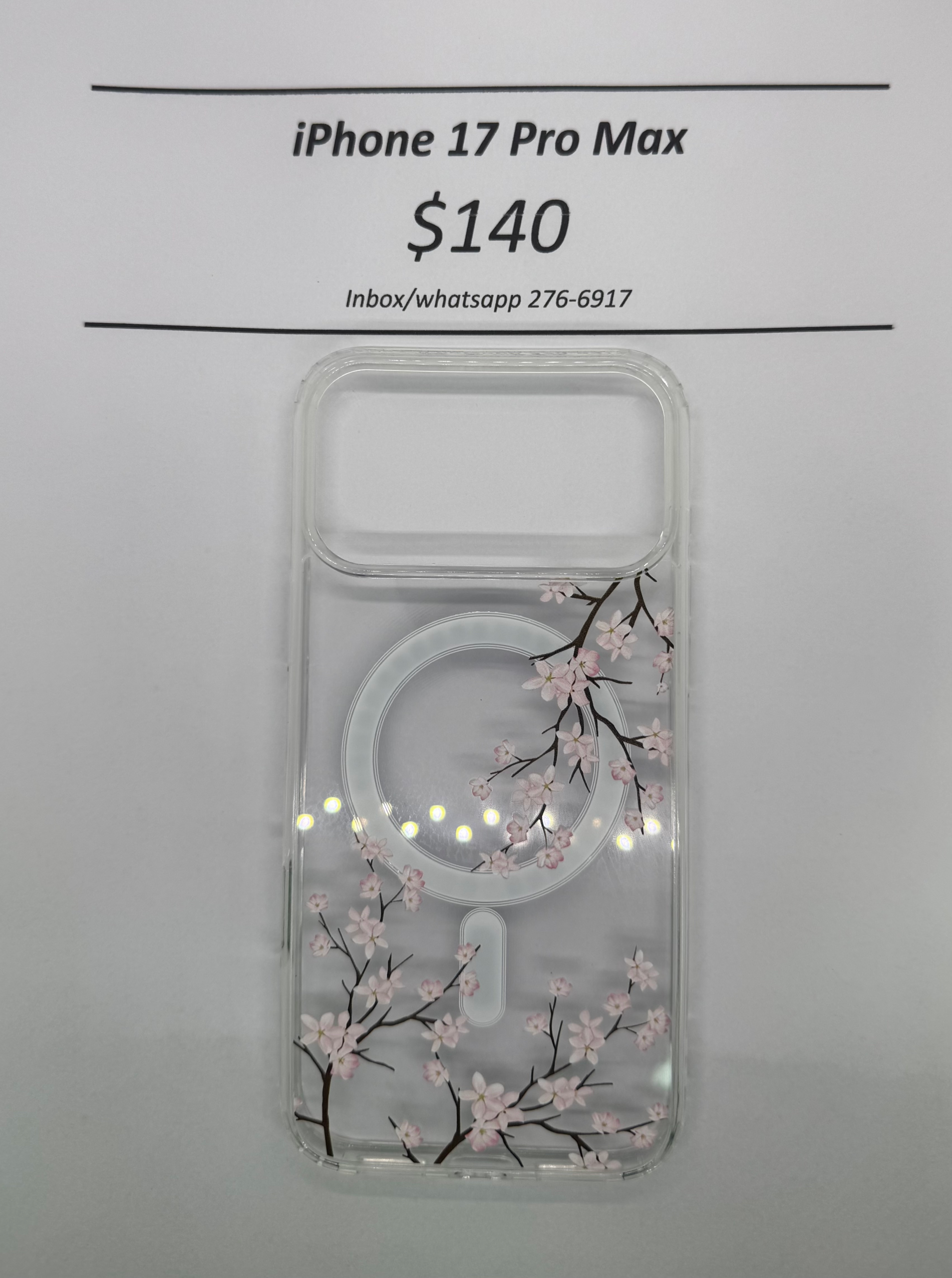 iPhone 17 Pro Max Cherry Blossom