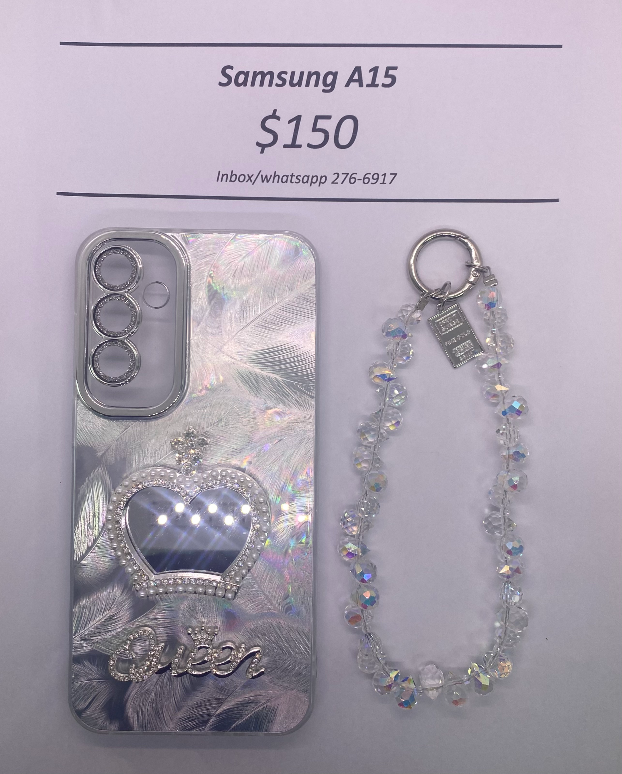 A15 Silver Queen w/ Charm