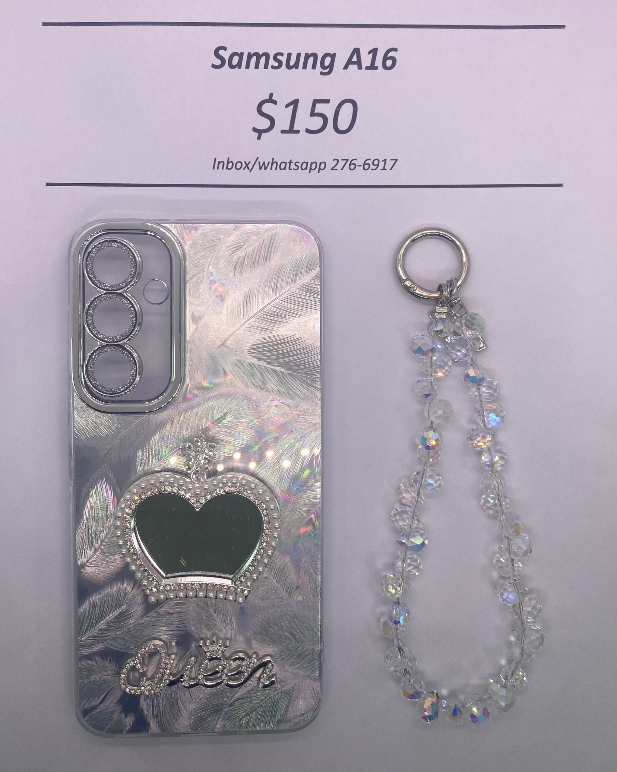 A16 Silver Queen w/ Charm