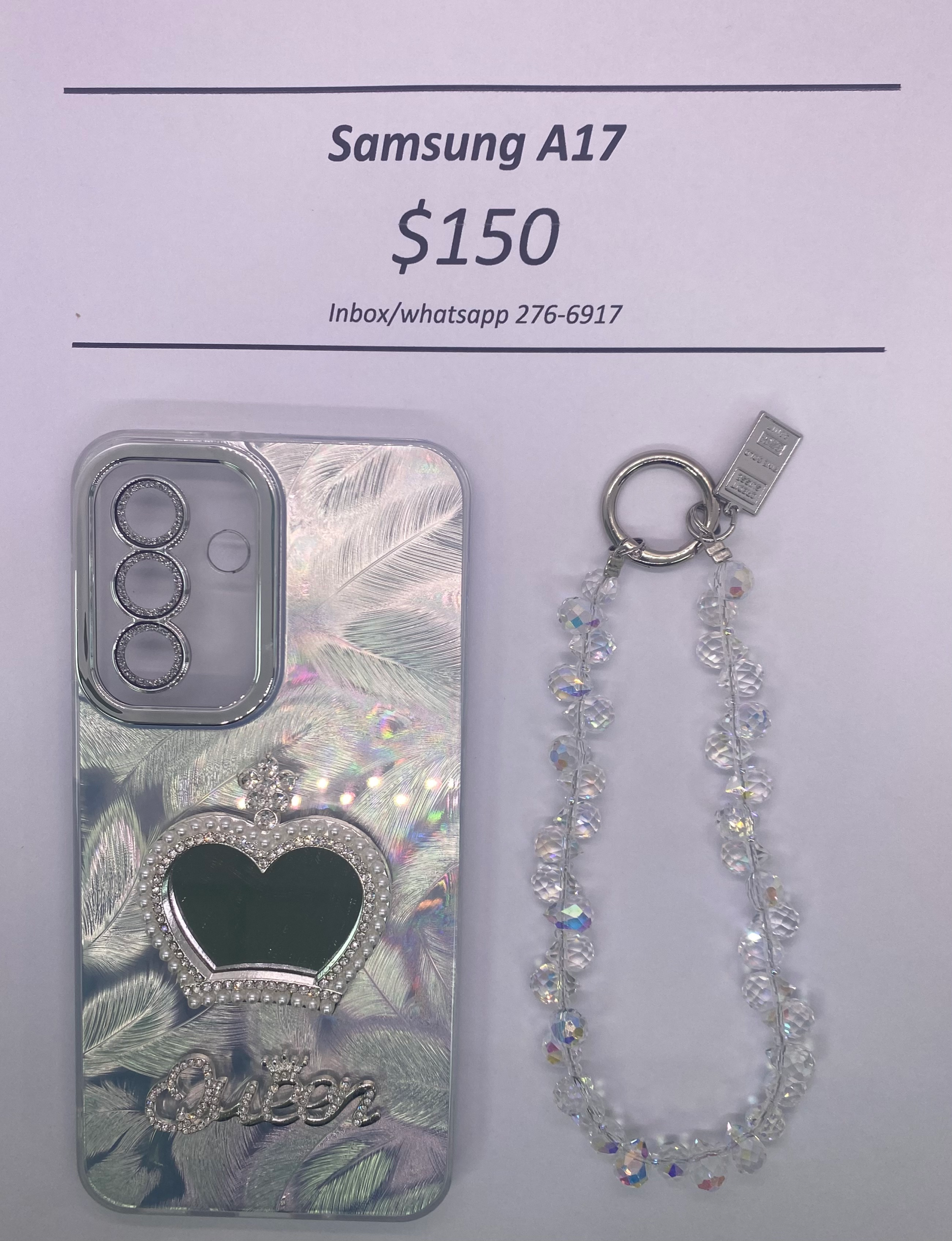 A17 Silver Queen w/ Charm