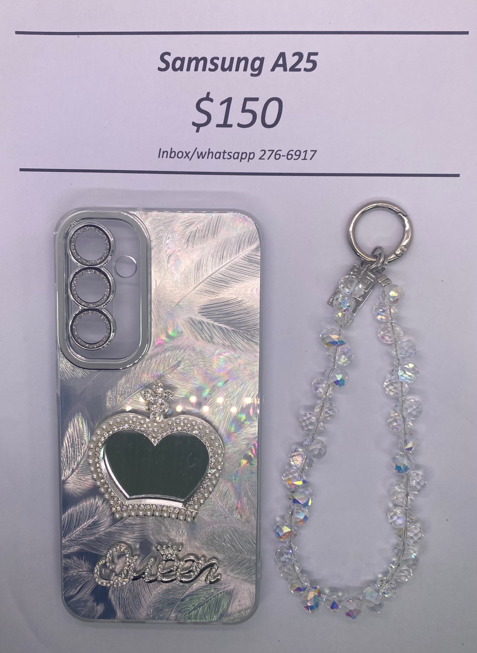 A25 Silver Queen w/ Charm