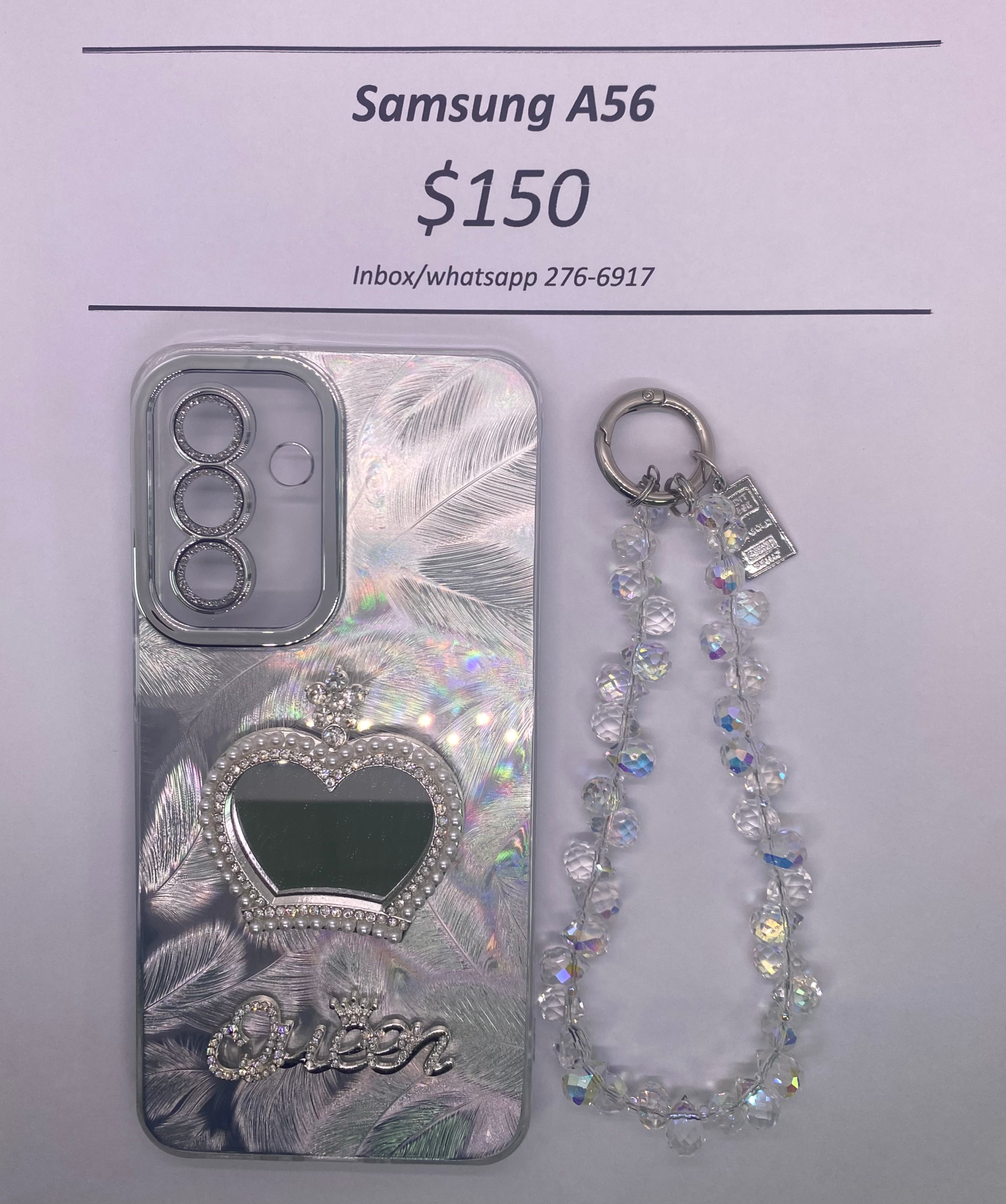 A56 Silver Queen w/ Charm