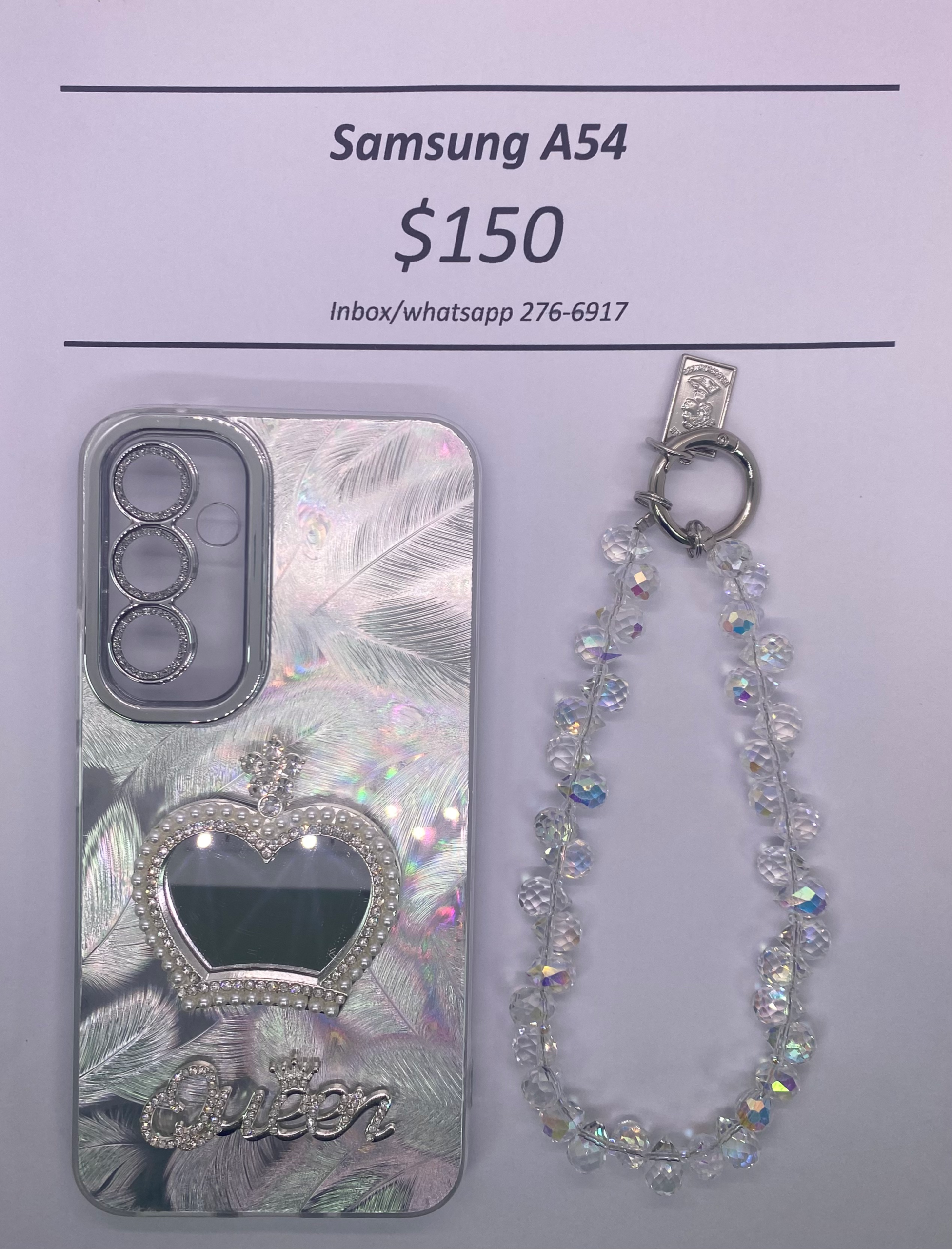 A54 Silver Queen w/ Charm