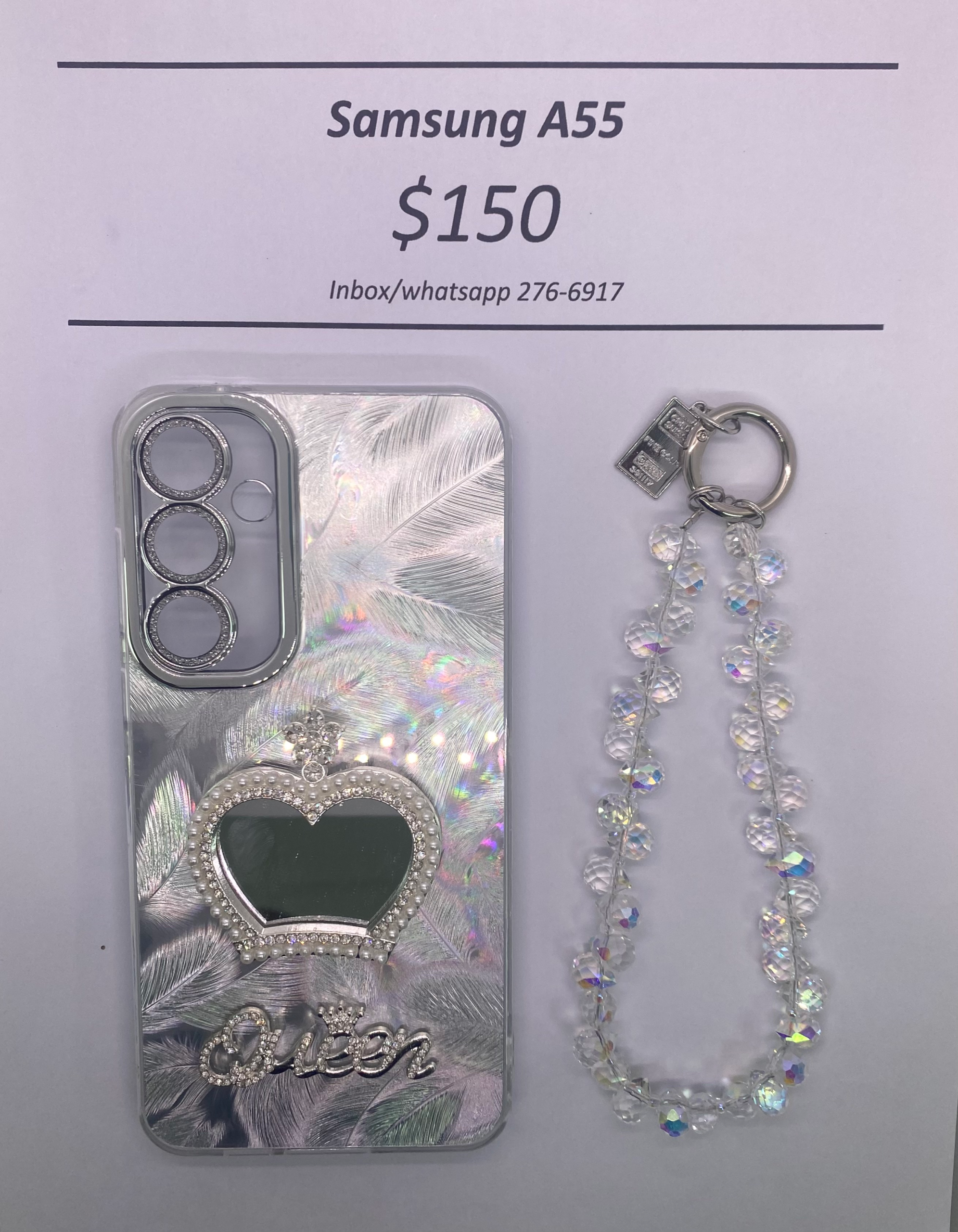 A55 Silver Queen w/ Charm