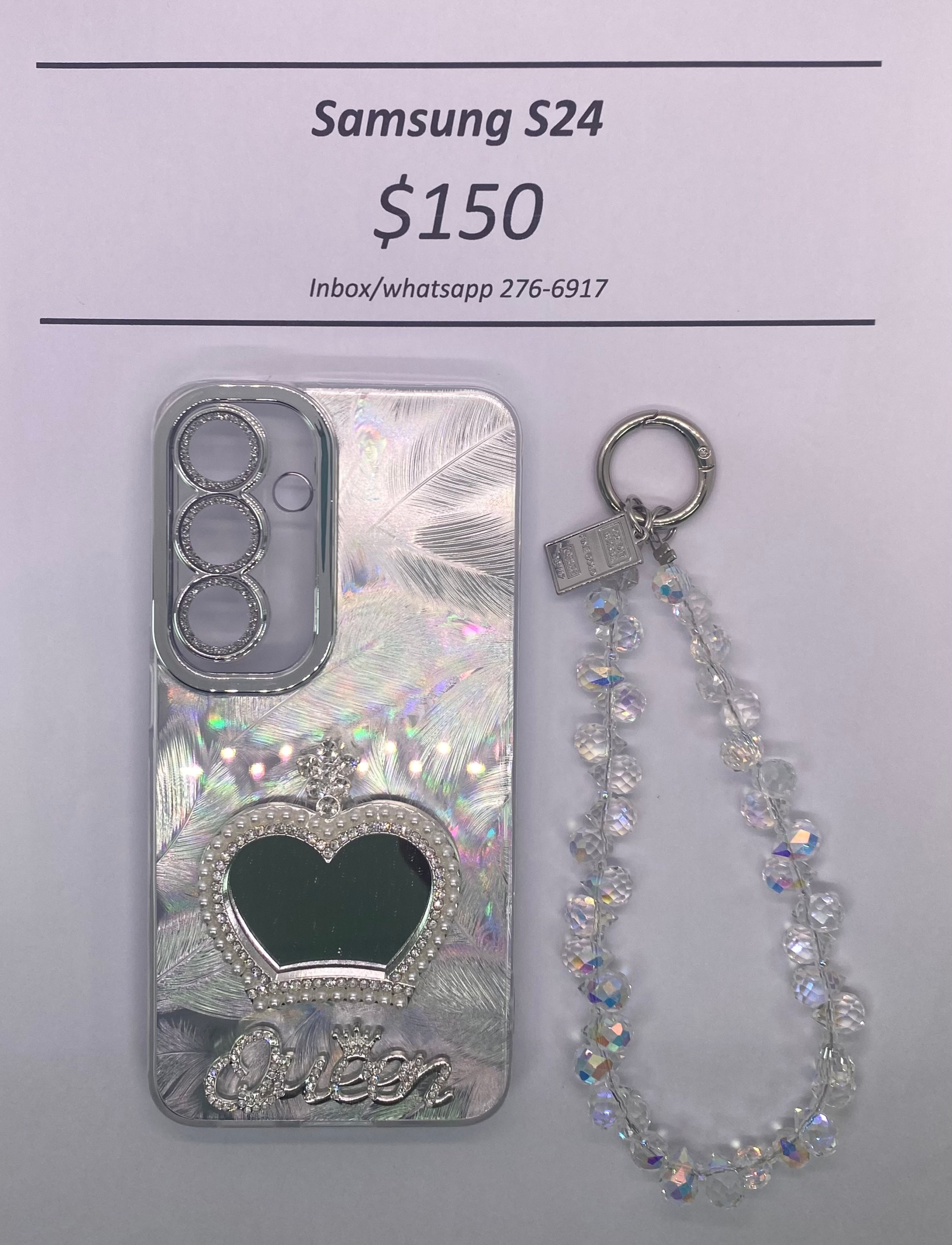 S24 Silver Queen w/ Charm