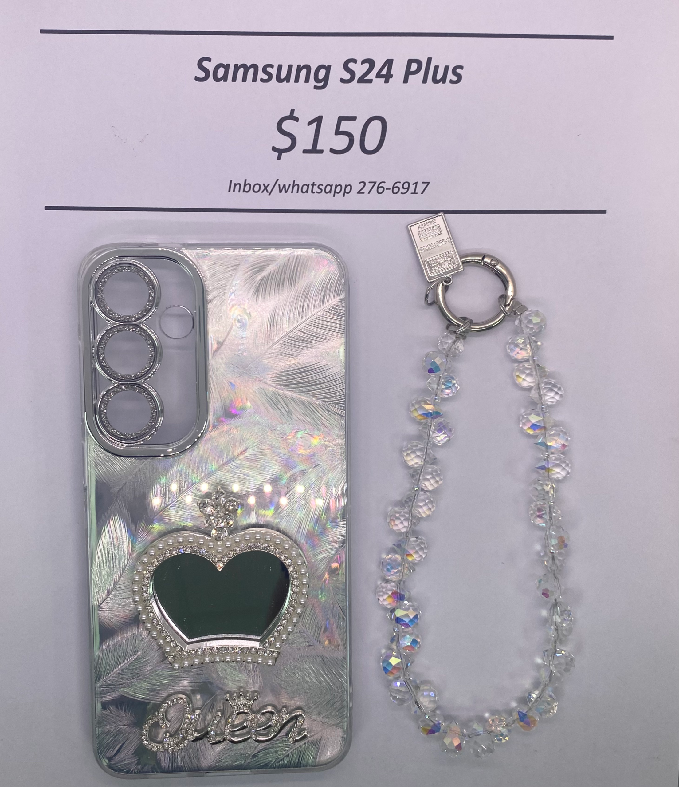 S24+ Silver Queen w/ Charm