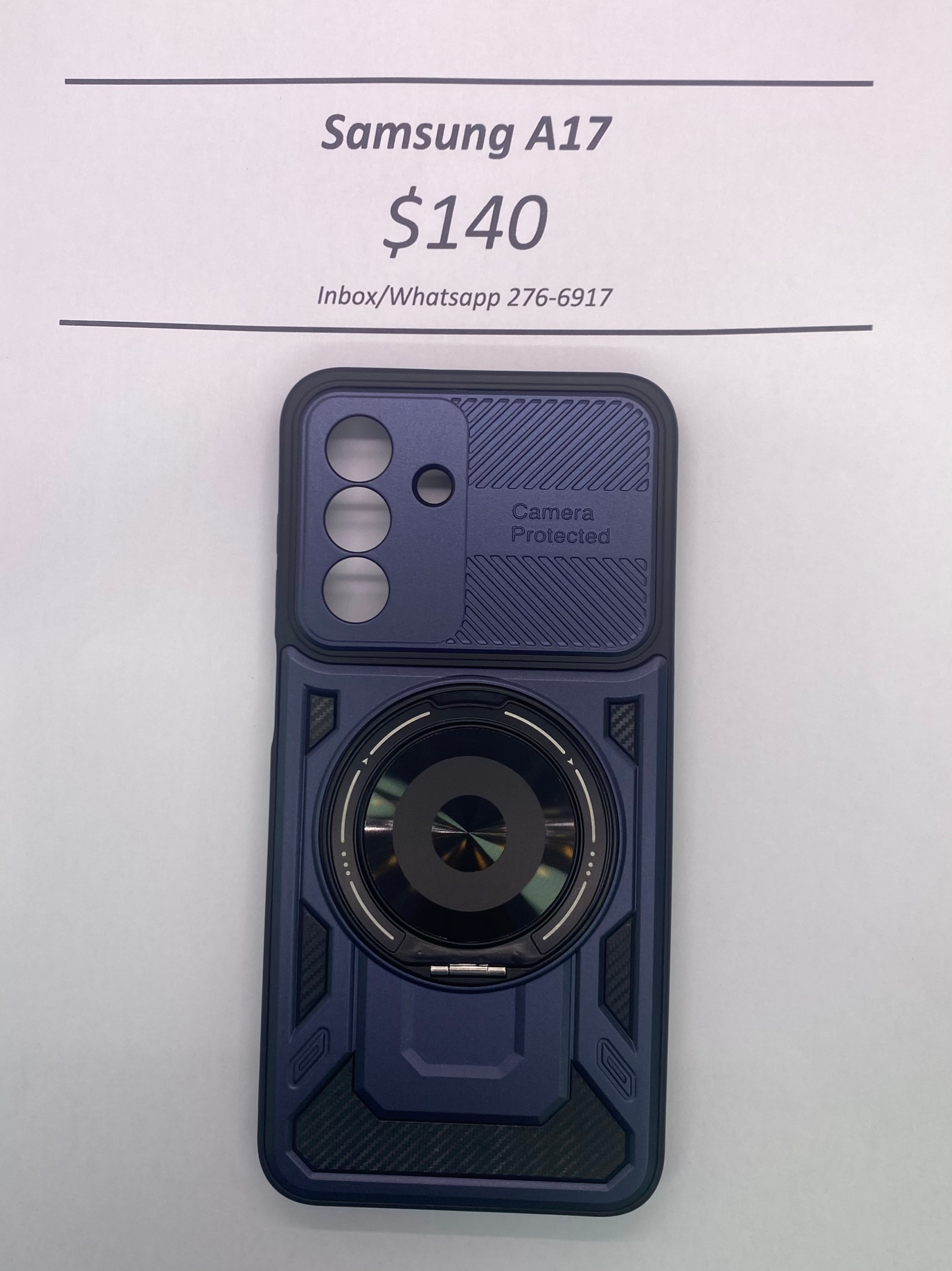 A17 Blue Rugged Camera Protected