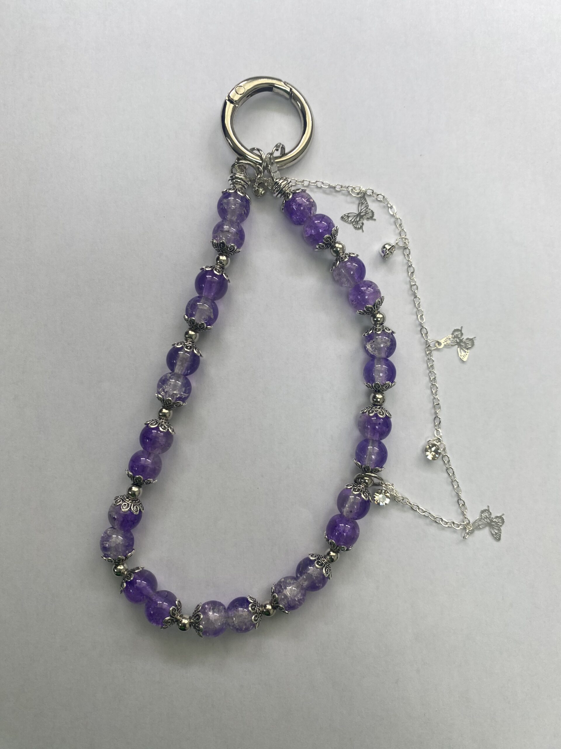 Purple Butterfly Charm