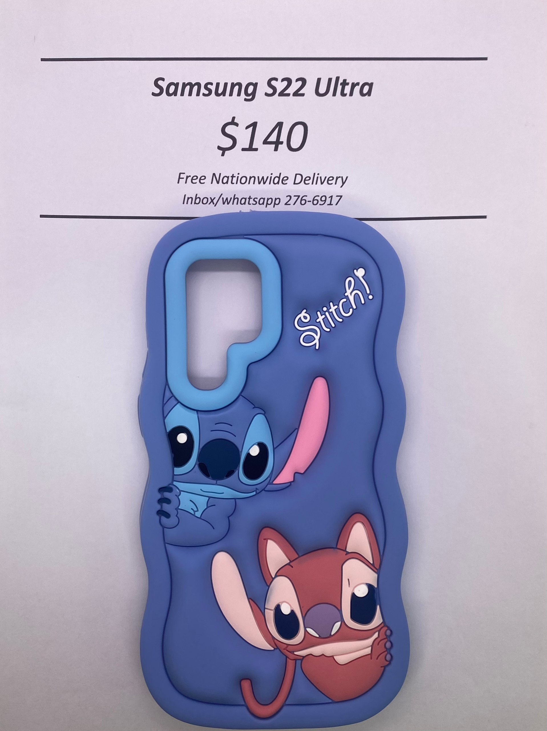 S22 Ultra Blue Stitch