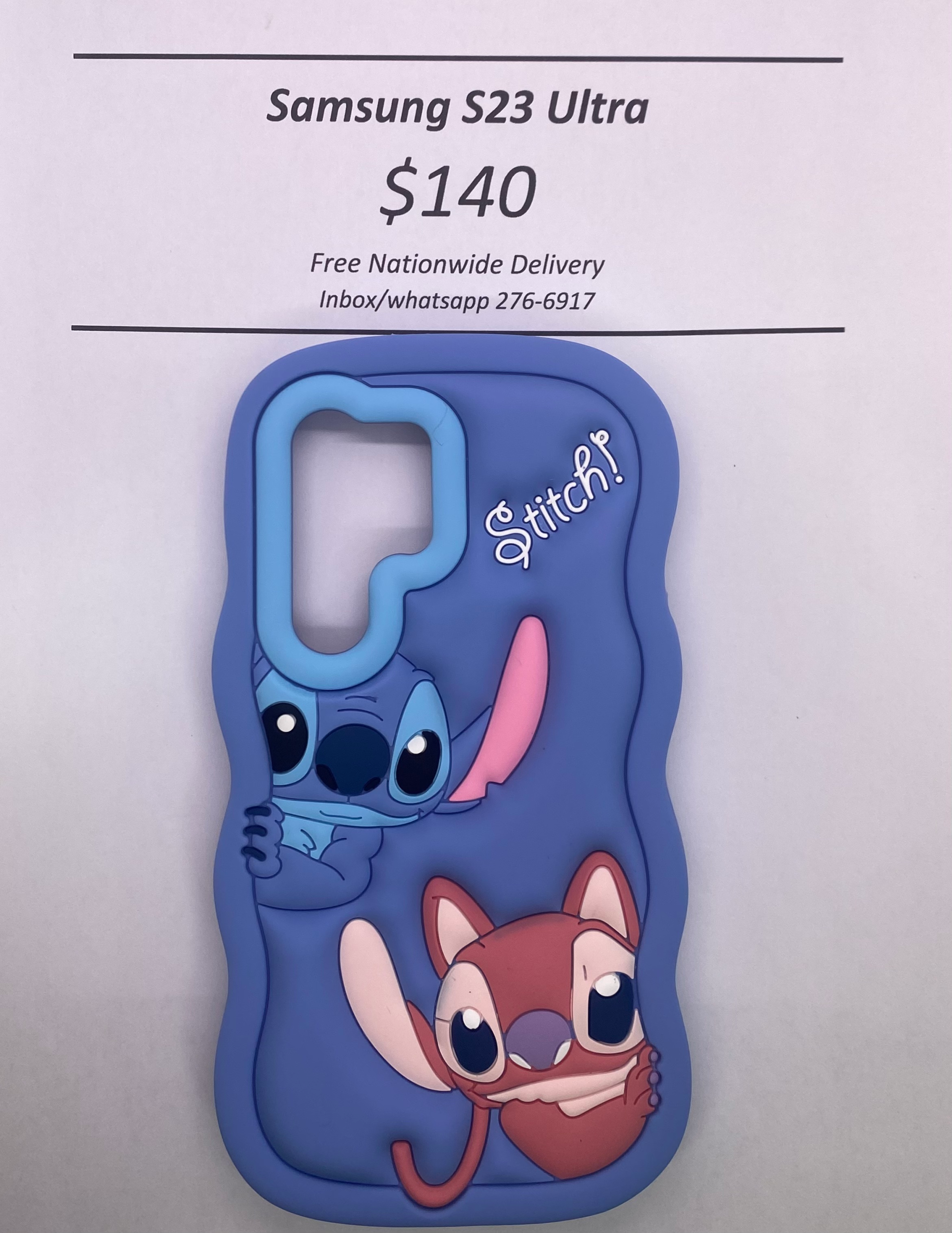 S23 Ultra Blue Stitch