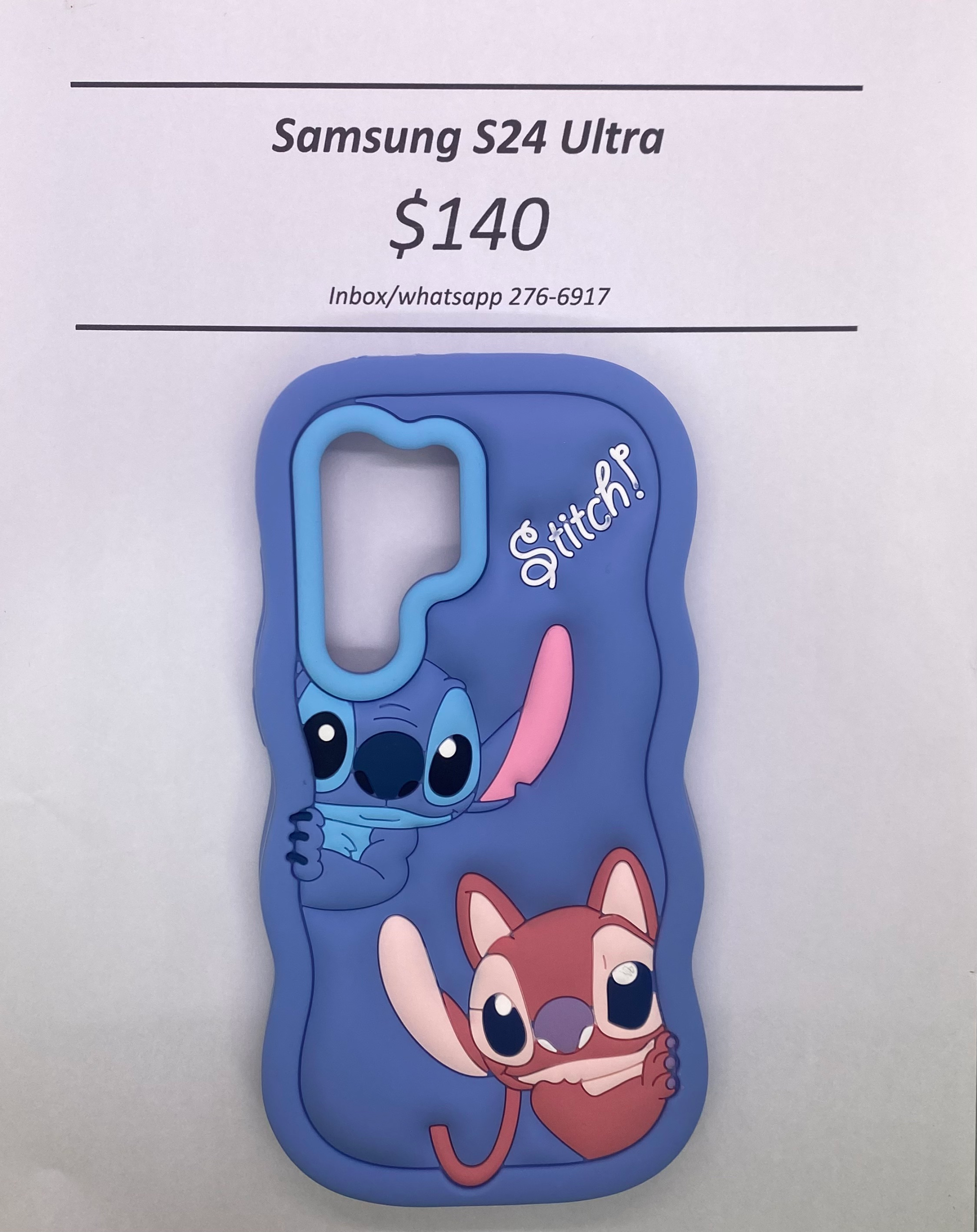 S24 Ultra Blue Stitch