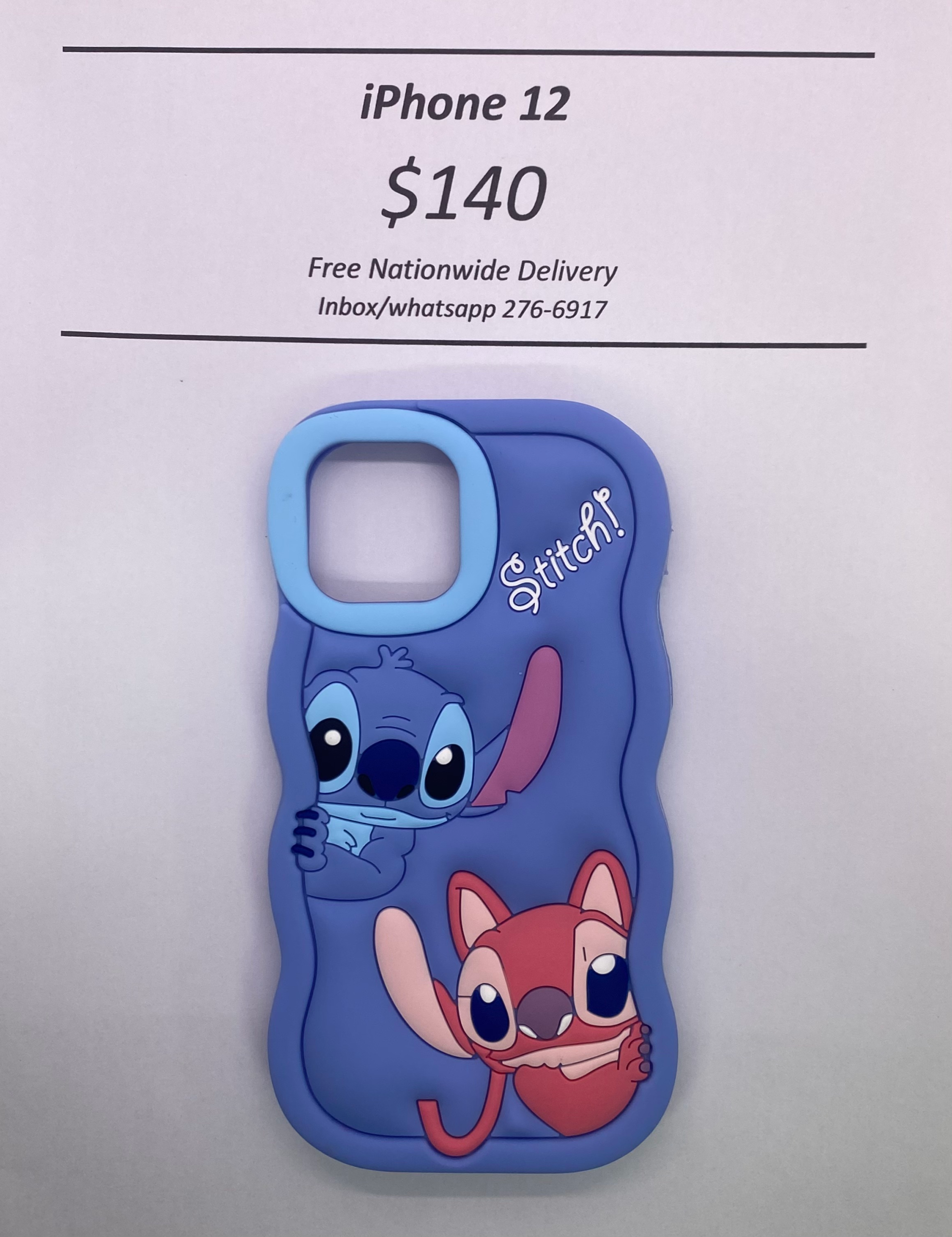iPhone 12 Blue Stitch