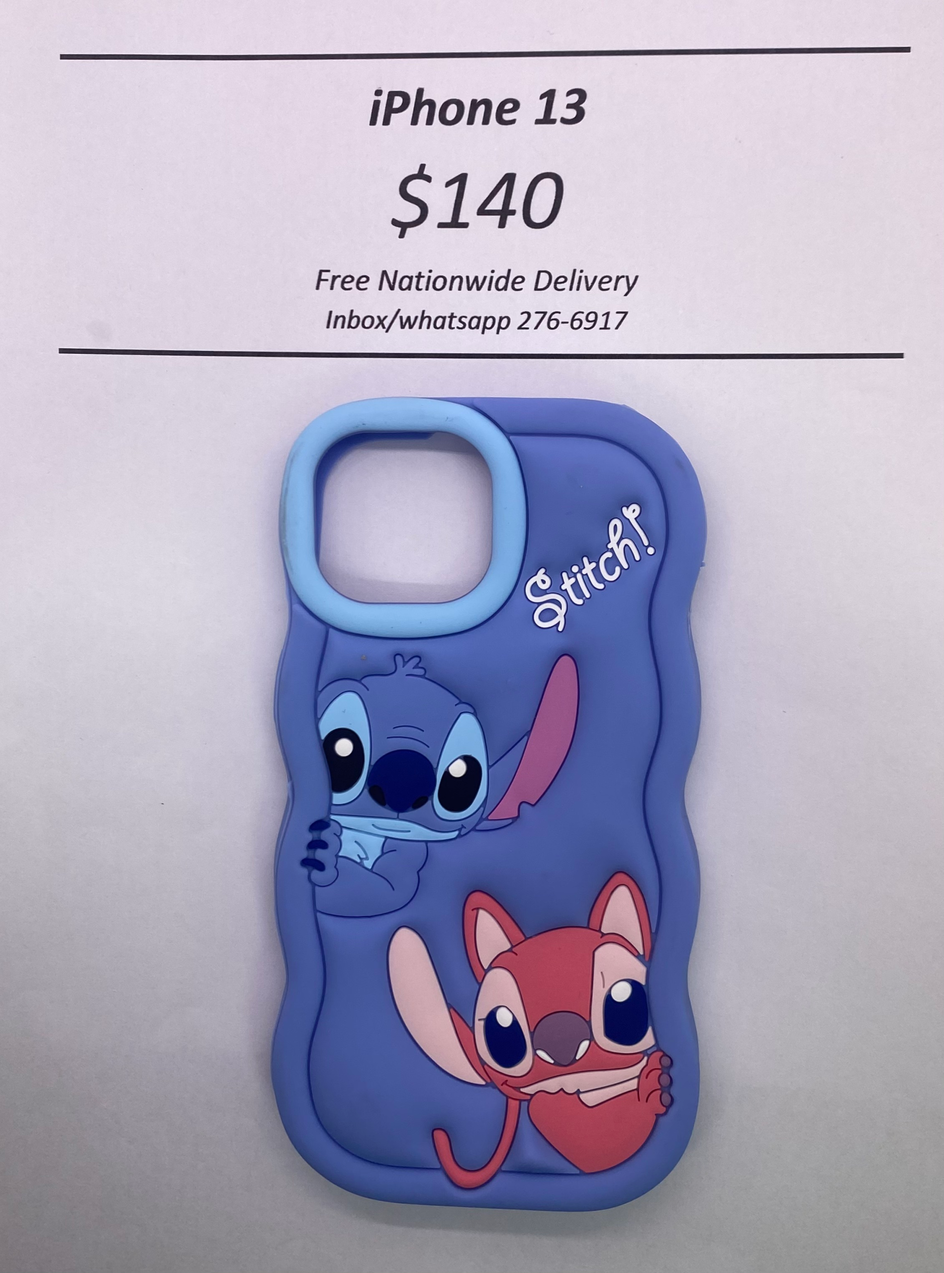iPhone 13 Blue Stitch