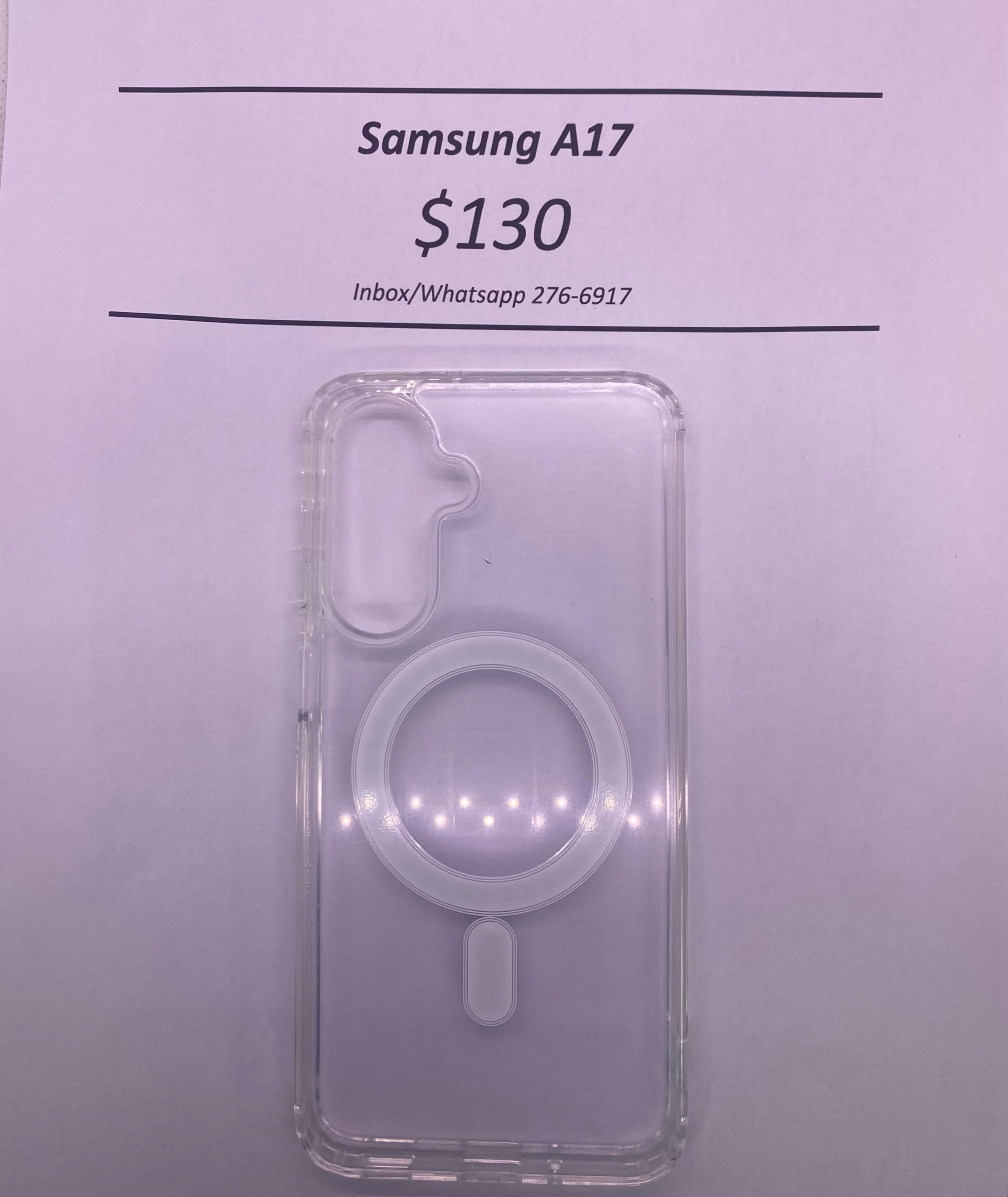 A17 Clear Mag Safe Case