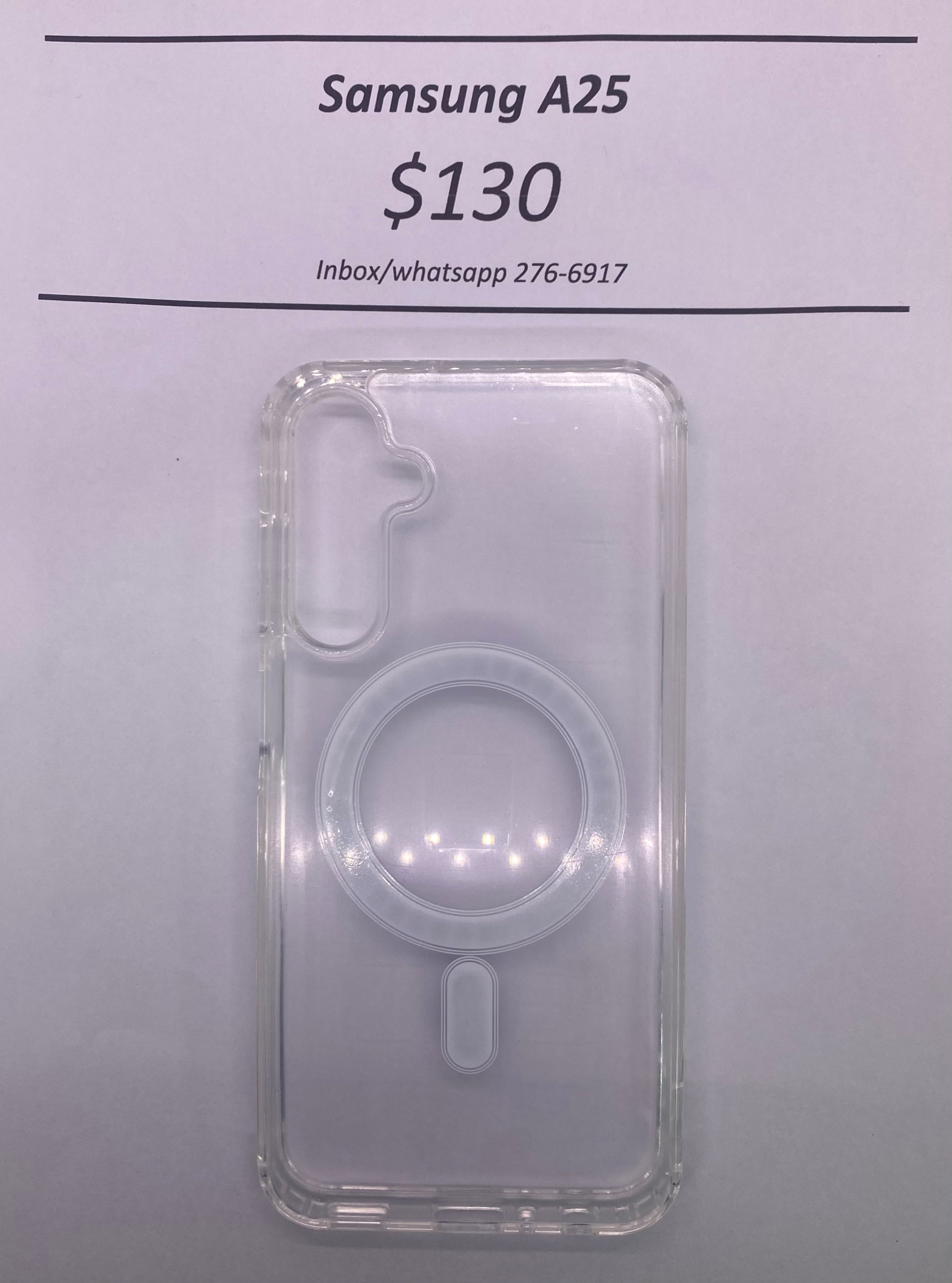 A25 Clear Mag Safe Case