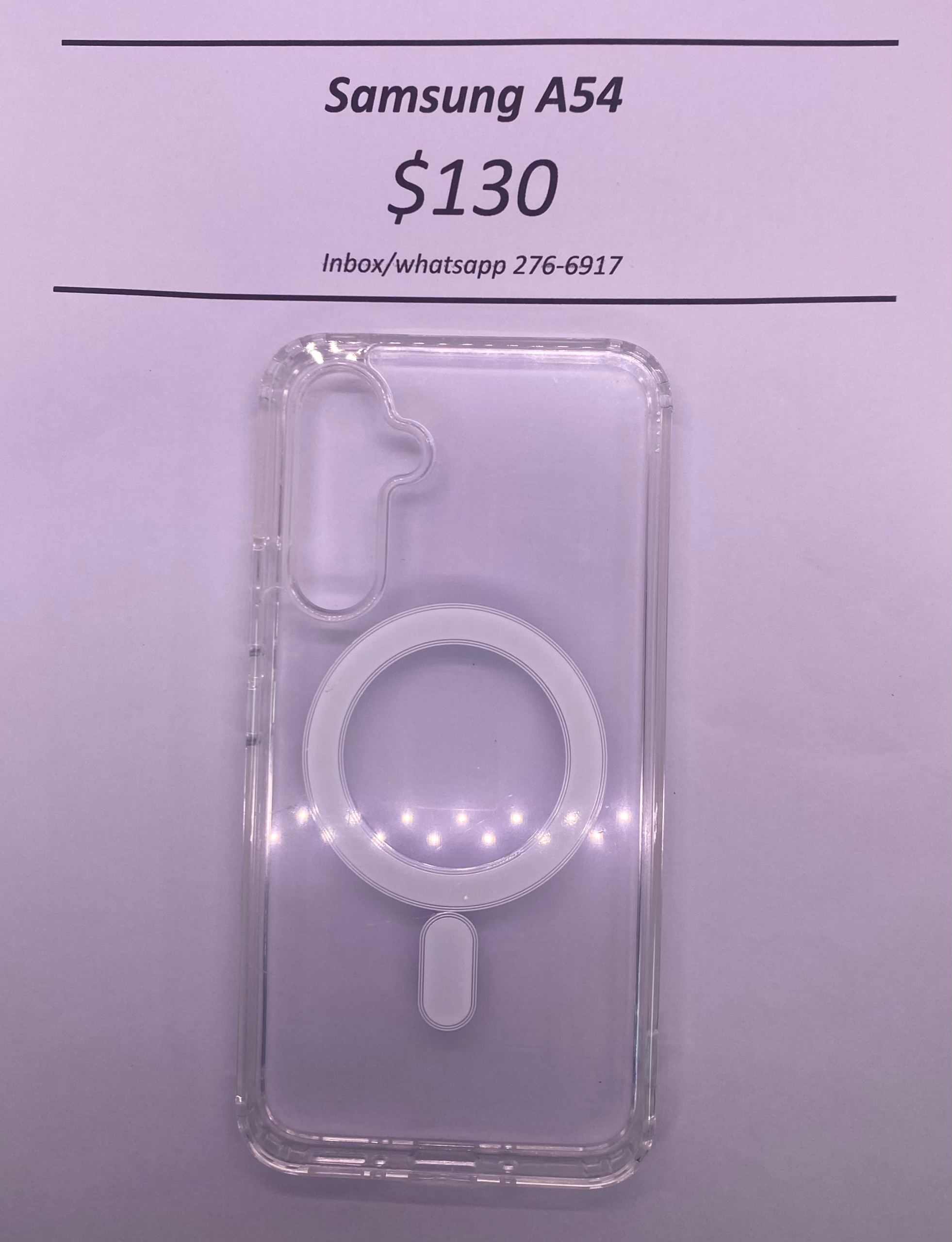 A54 Clear Mag Safe Case