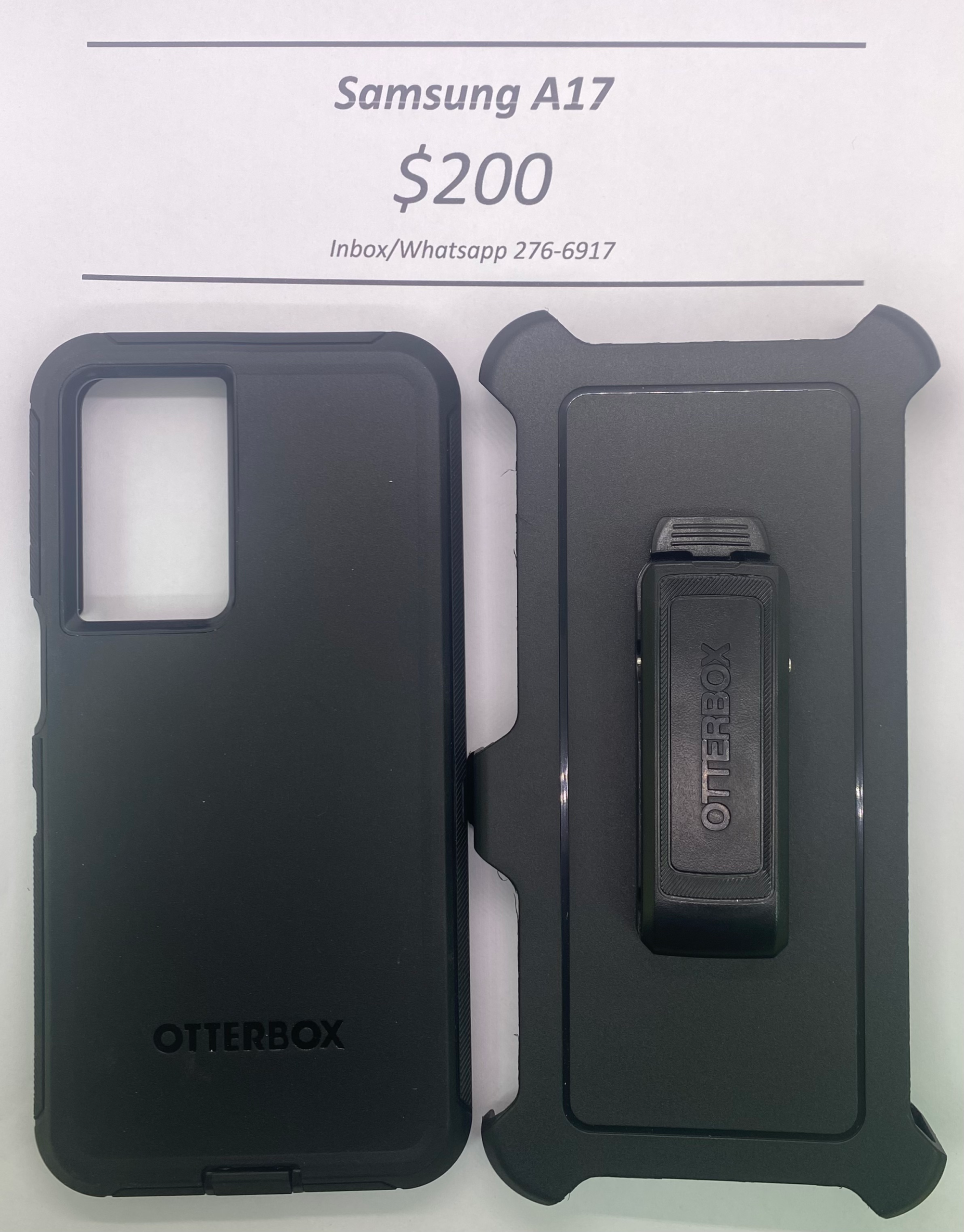 A17 Otterbox Defender Black