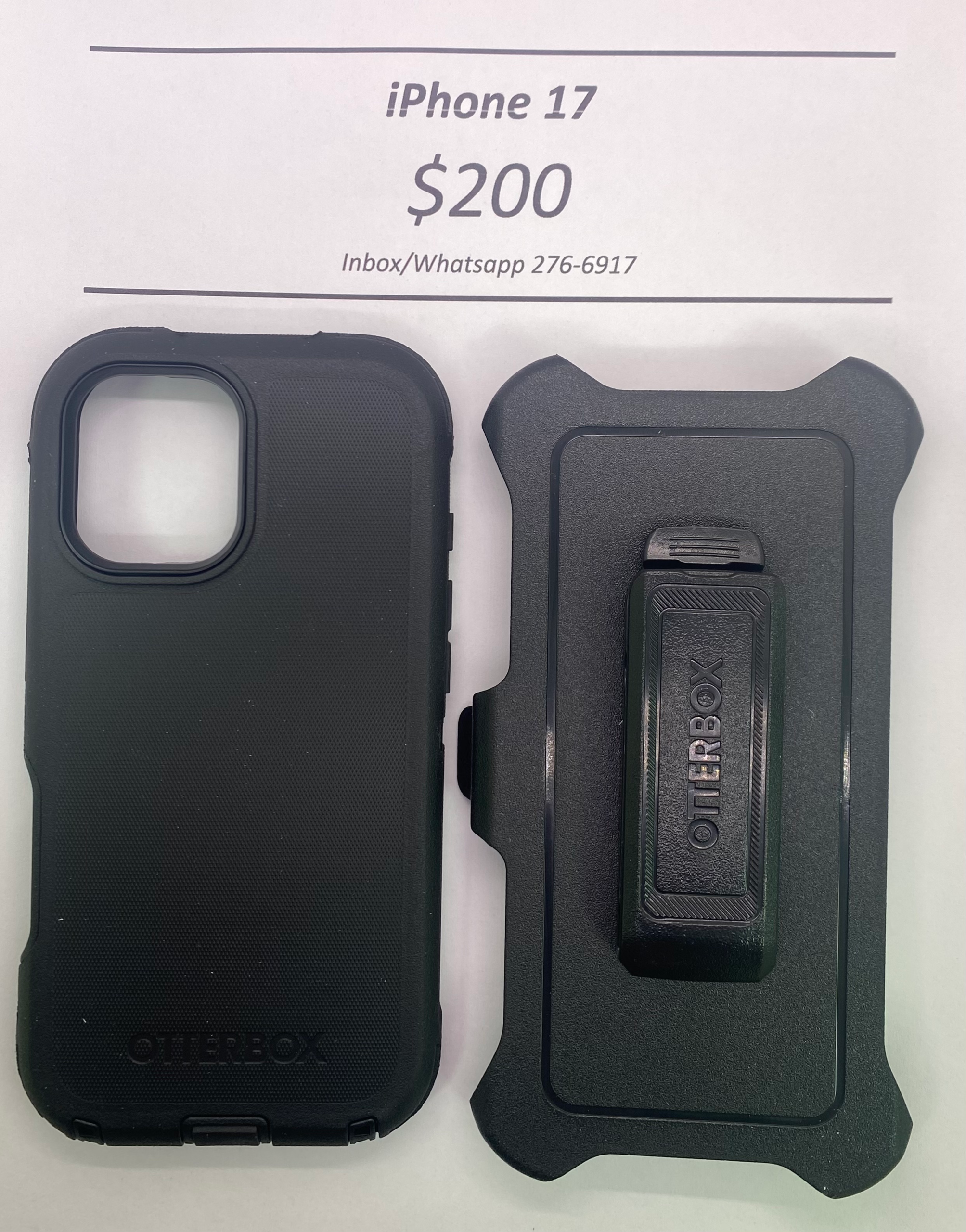 iPhone 17 Otterbox Defender Black