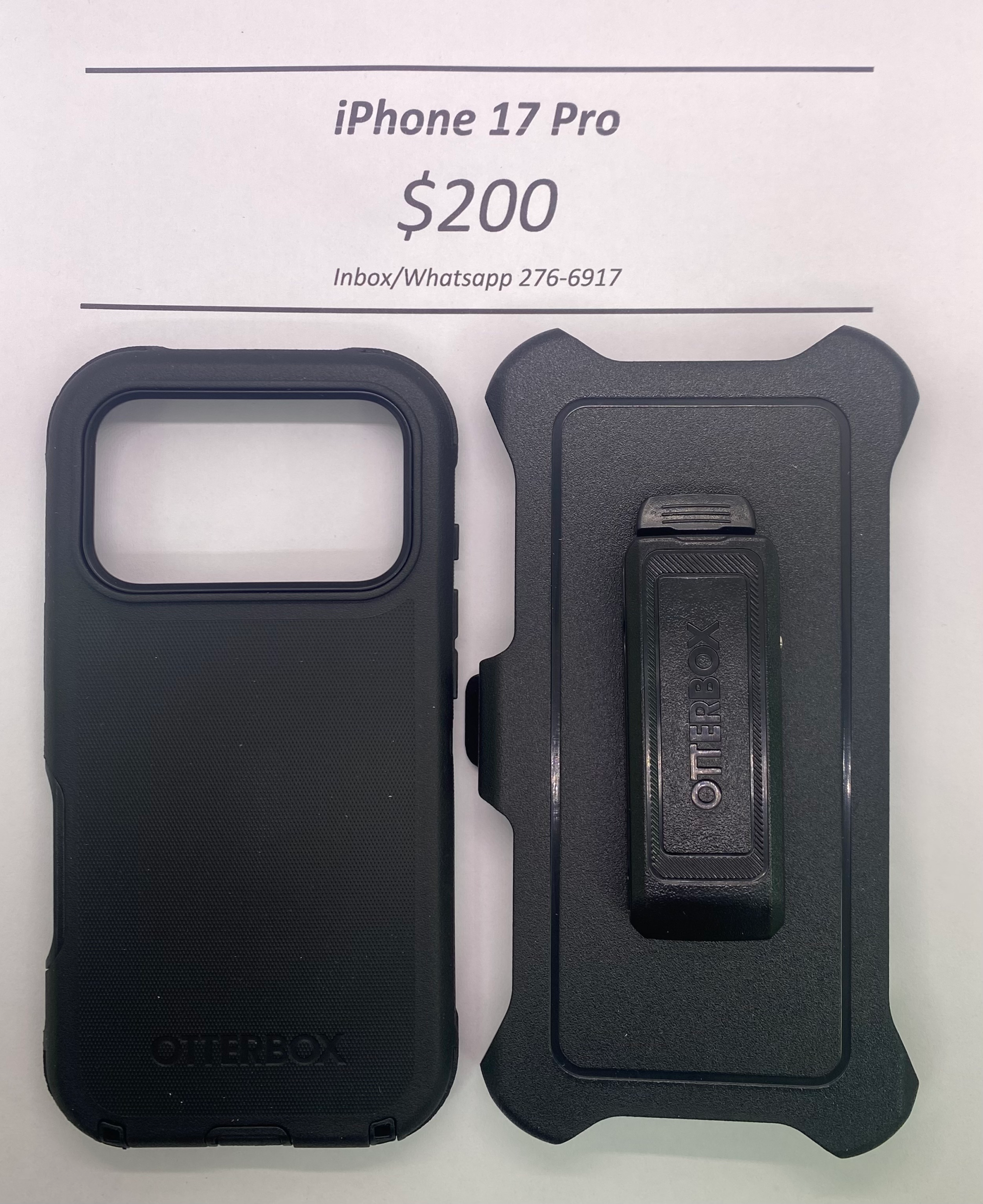 iPhone 17 Pro Otterbox-Defender Black