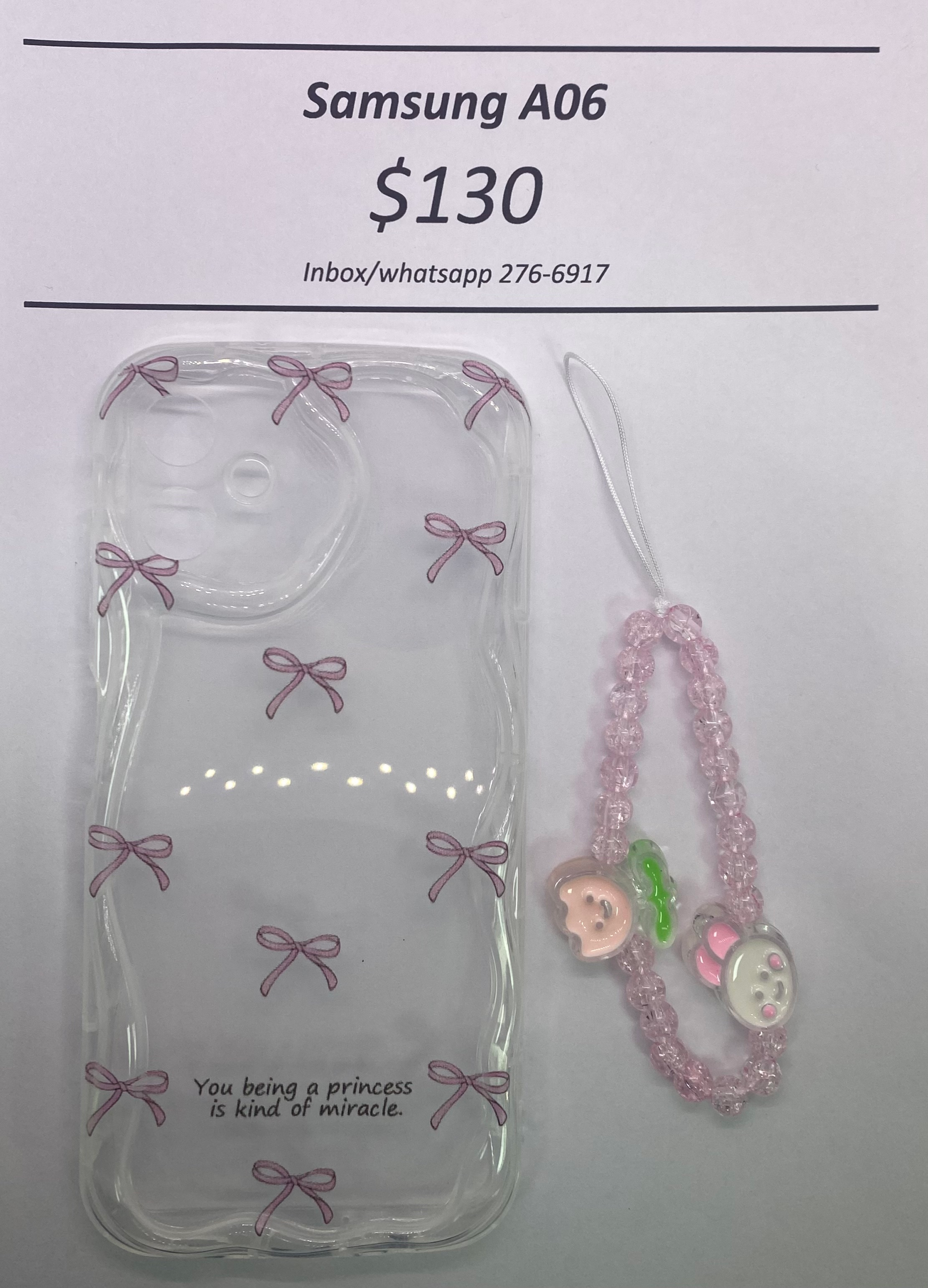 A06 Clear Bow Case