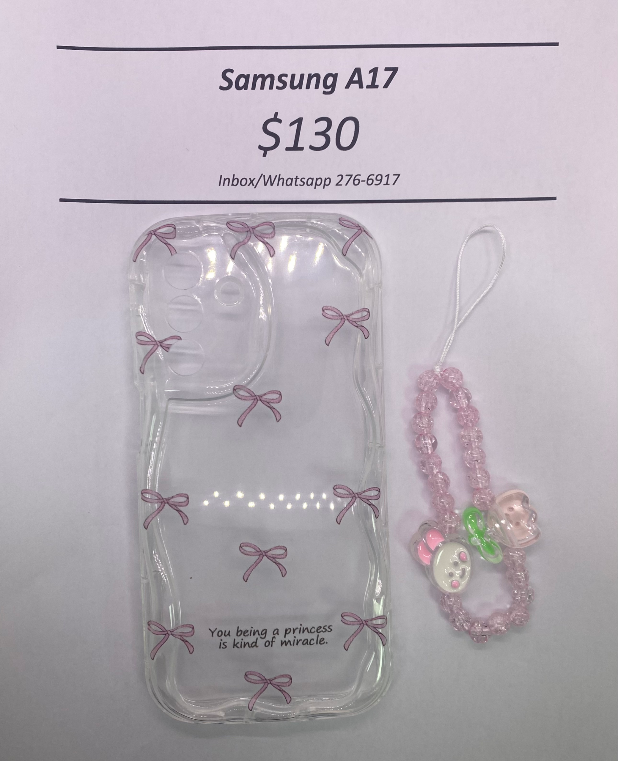 A17 Clear Bow Case