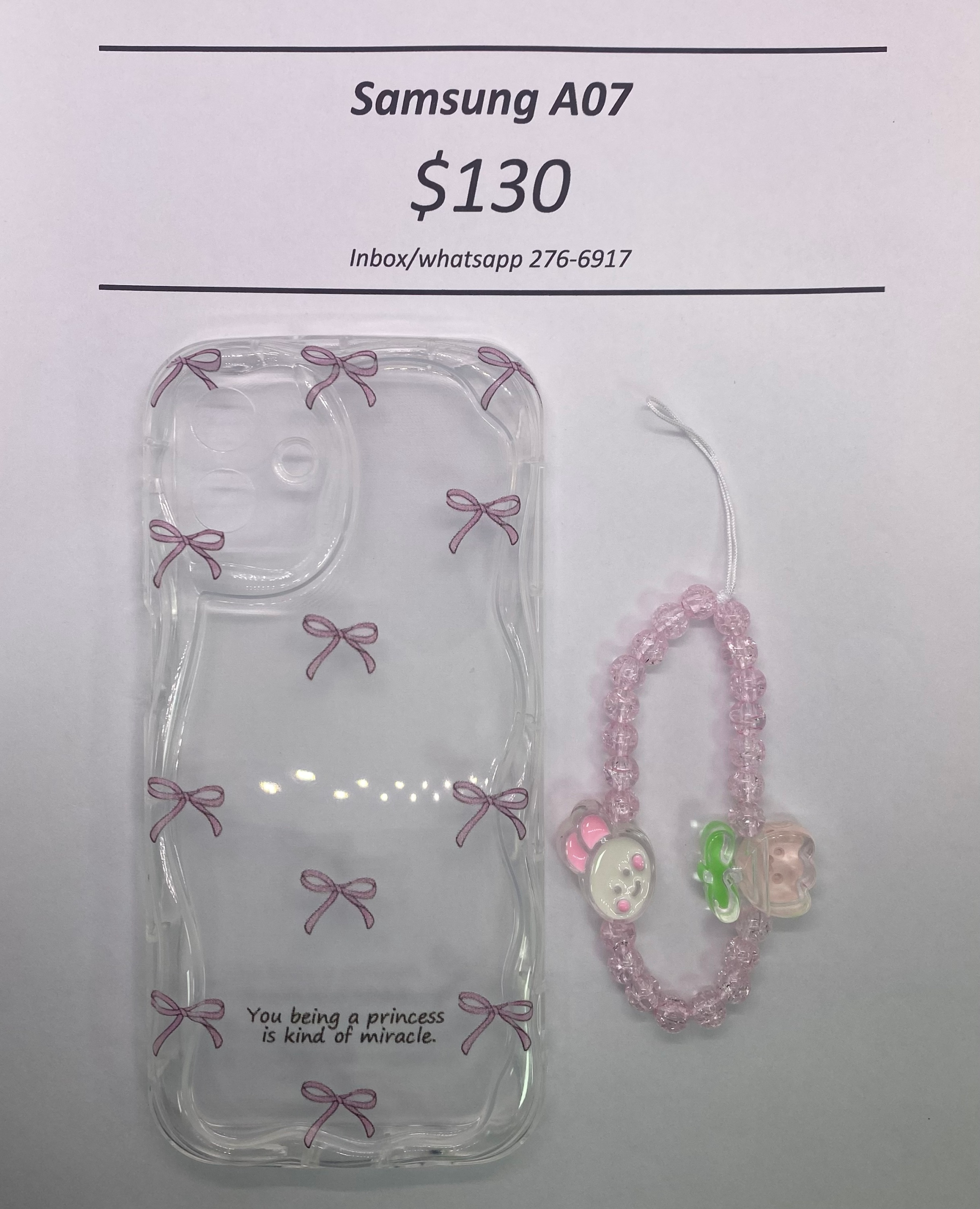 A07 Clear Bow Case