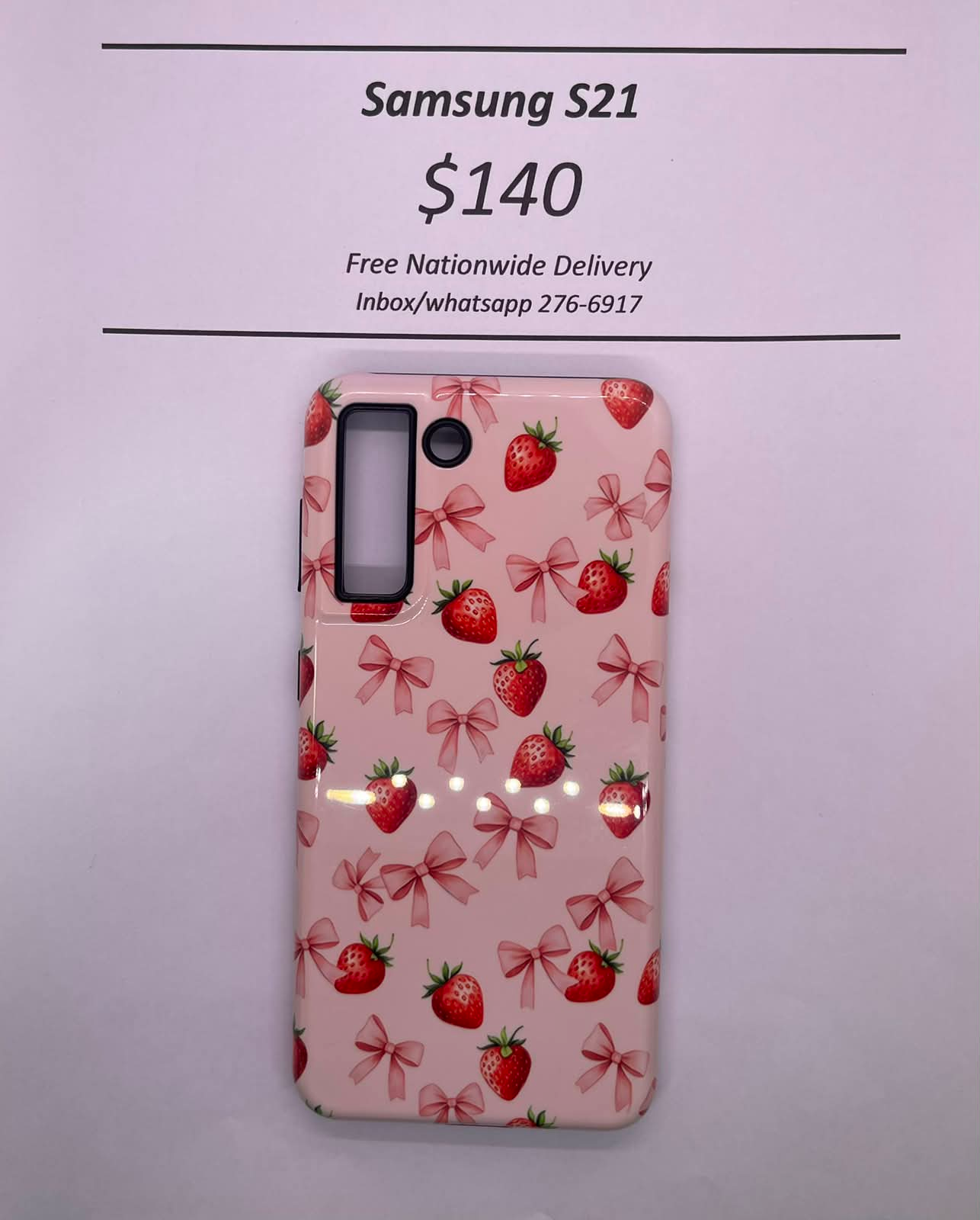 S21 Hard Plastic Strawberry