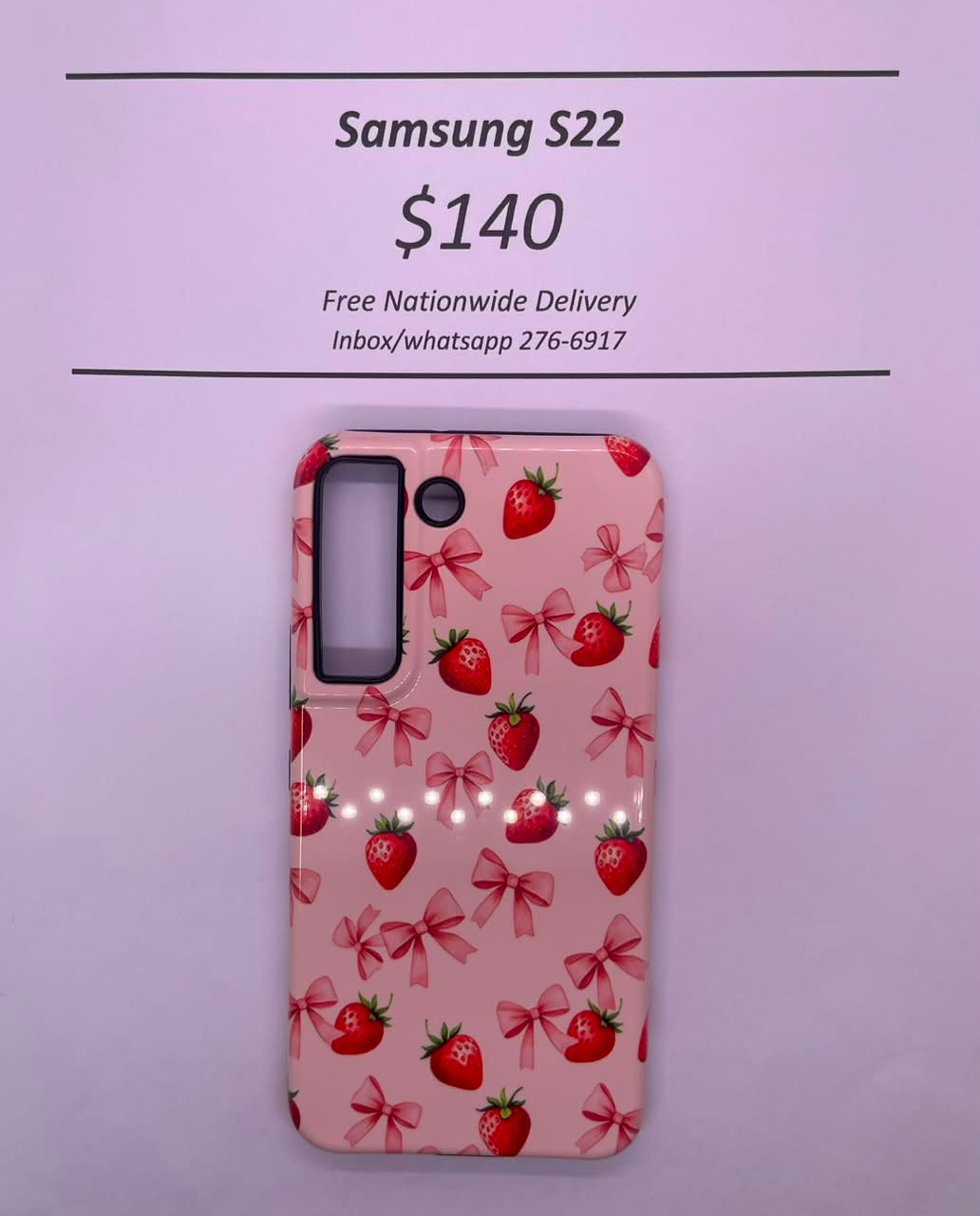 S22 Hard Plastic Strawberry
