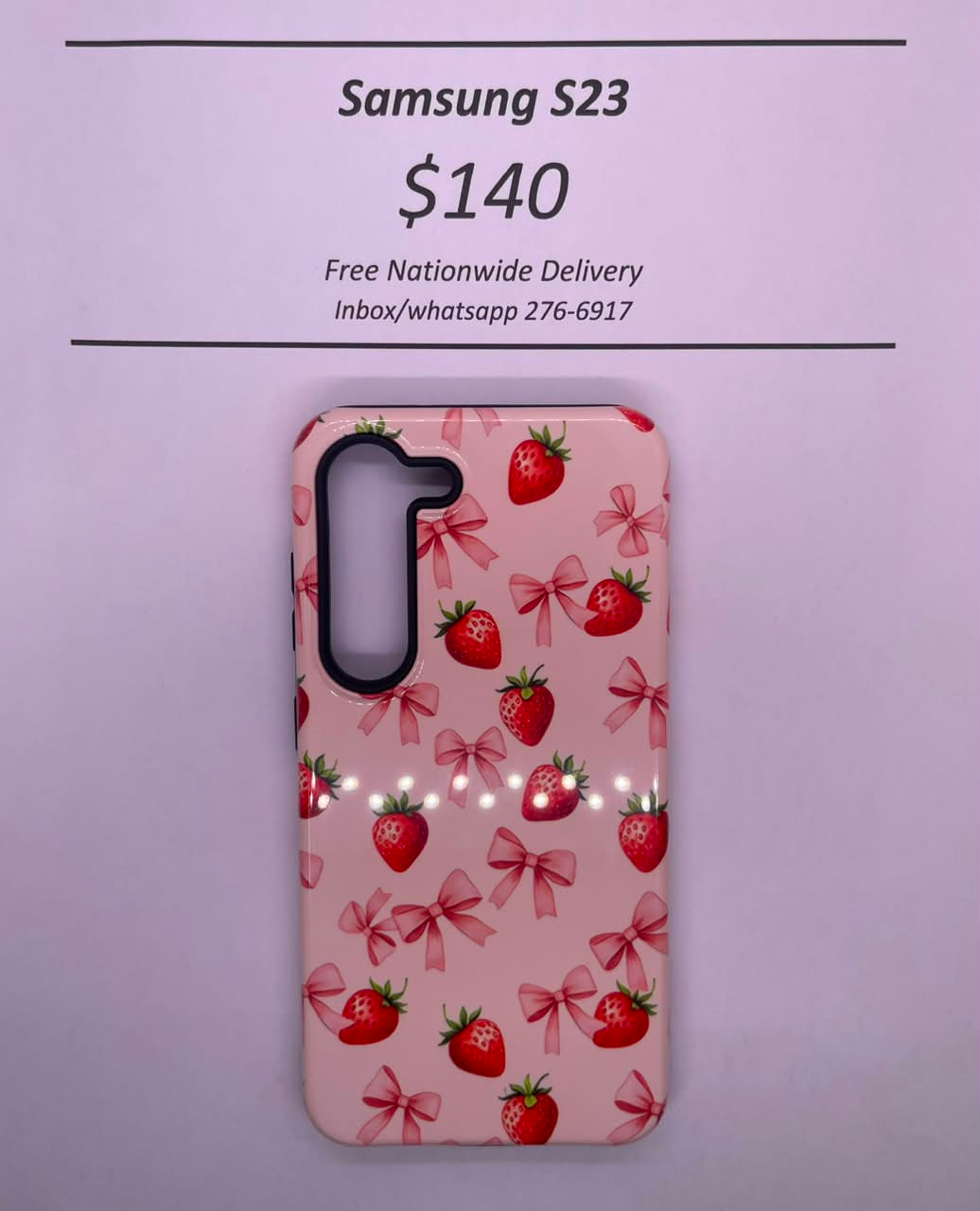 S23 Hard Plastic Strawberry
