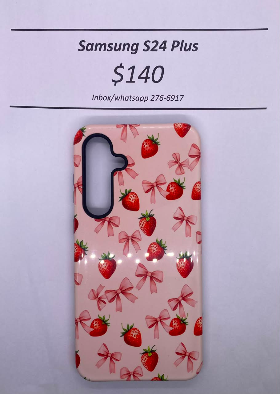 S24+ Hard Plastic Strawberry