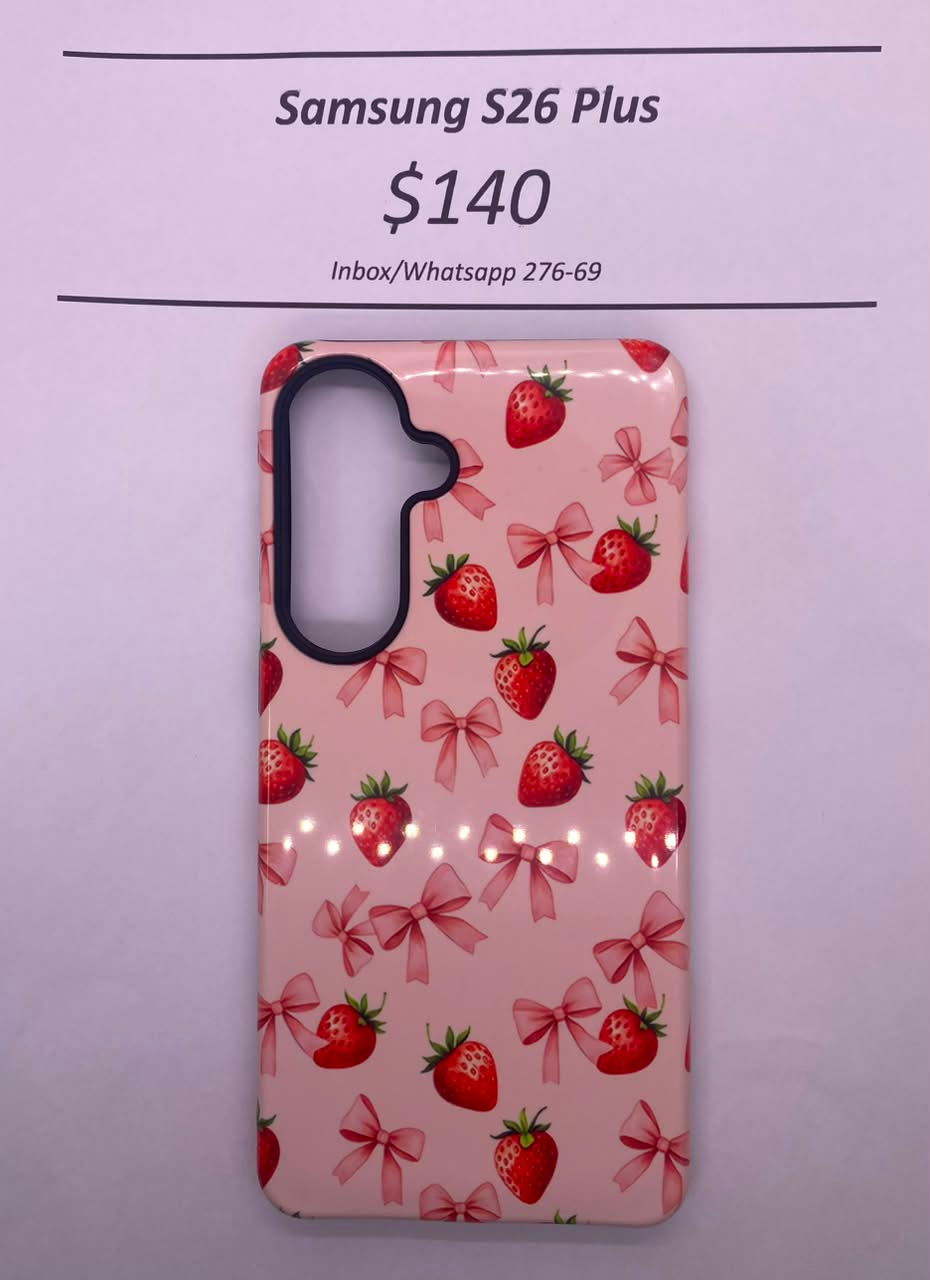 S26+ Hard Plastic Strawberry