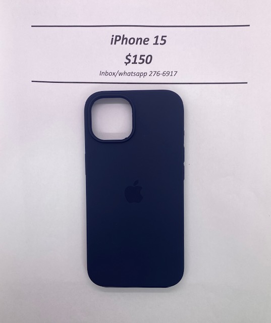 iPhone 15 Blue Logo Case