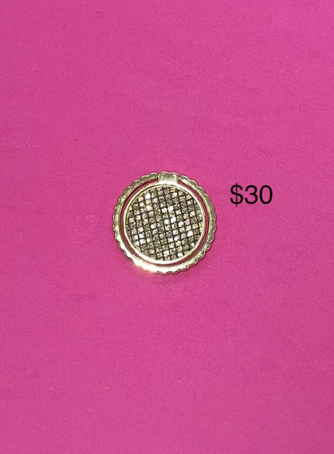 Pop Socket - Gold Glitter